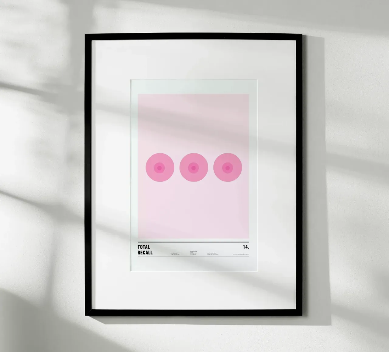 Total Recall poster da Nick Barclay