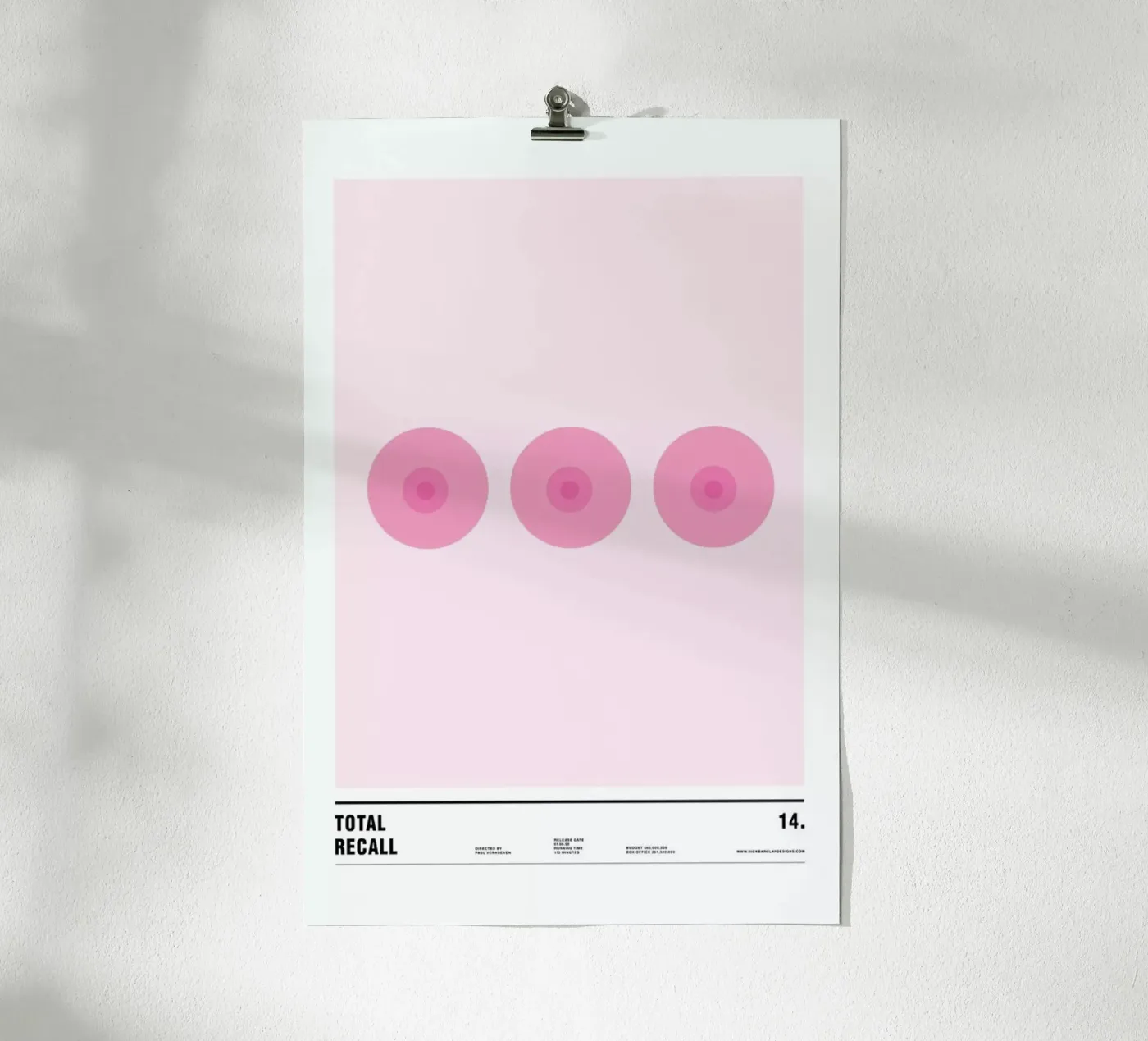 Total Recall poster da Nick Barclay