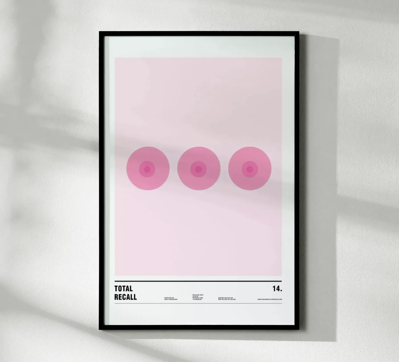 Total Recall poster da Nick Barclay