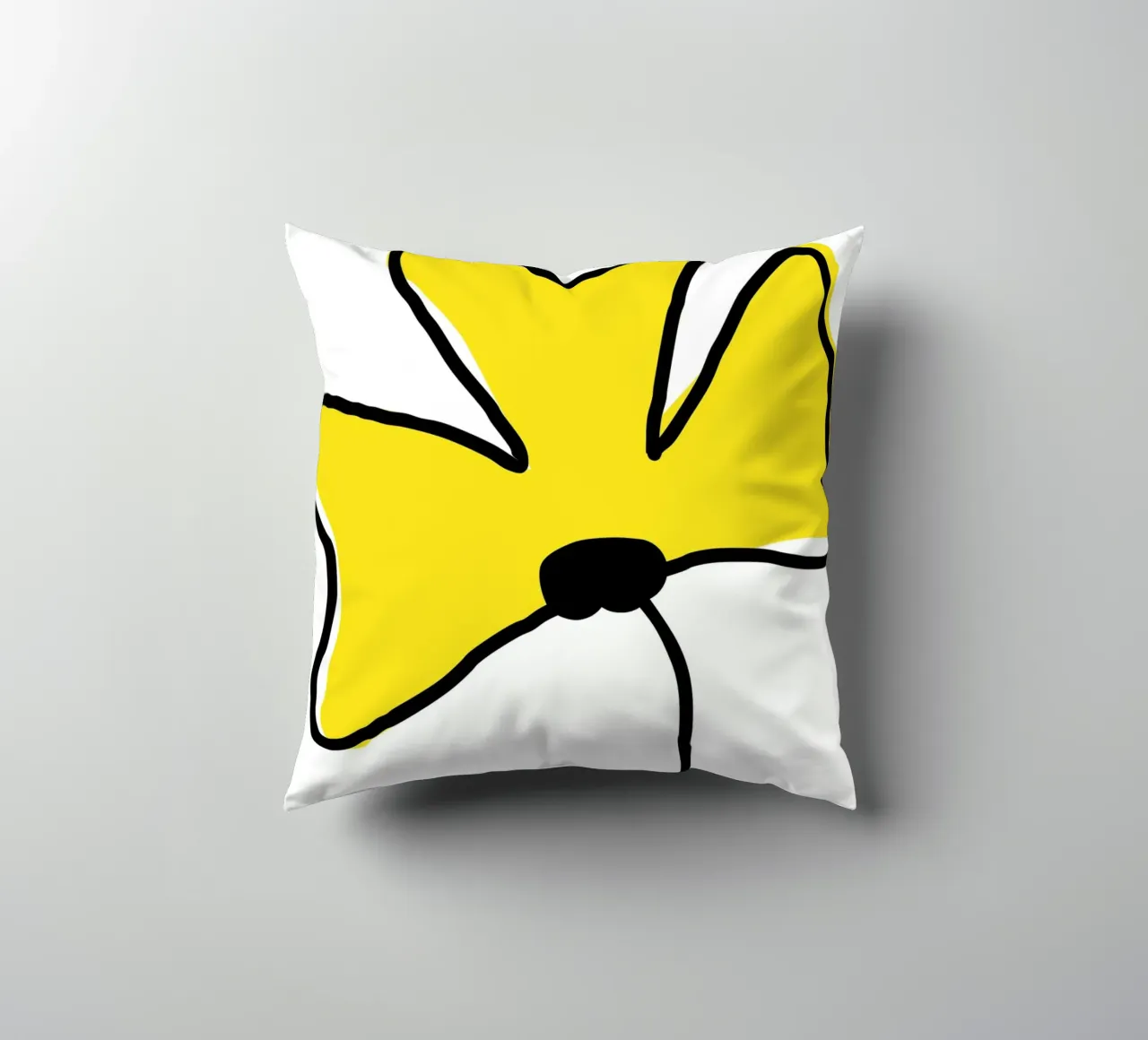 Fleur jaune cuscino da Idées & Création