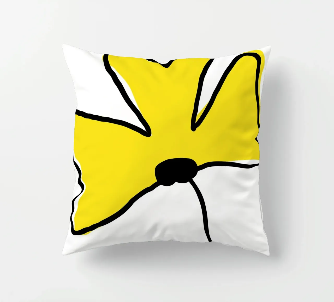 Fleur jaune cuscino da Idées & Création