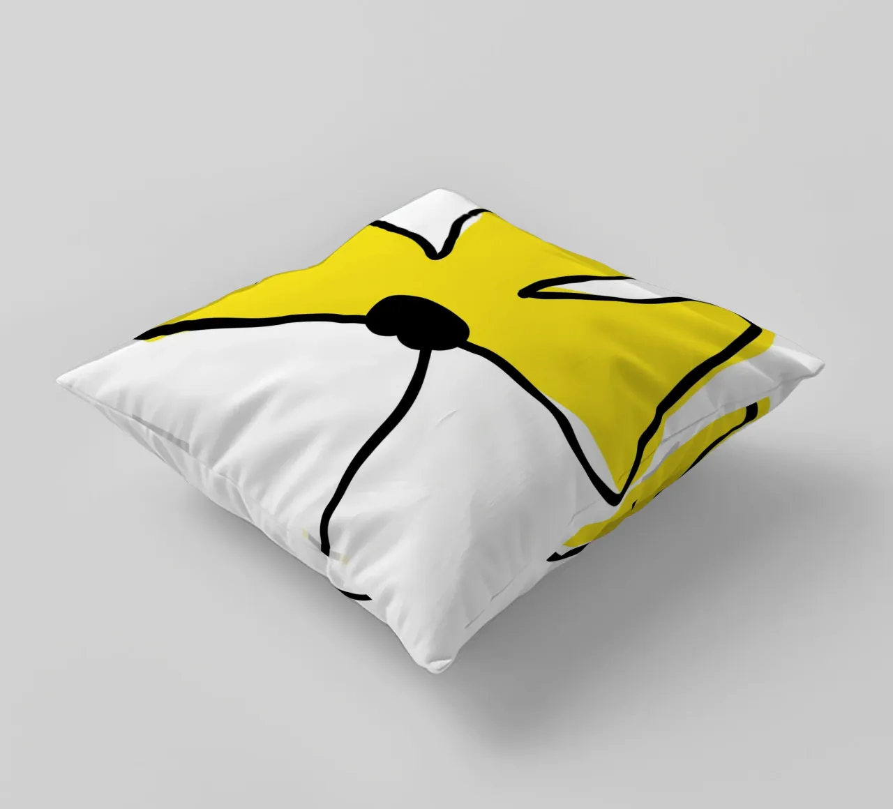 Fleur jaune cuscino da Idées & Création