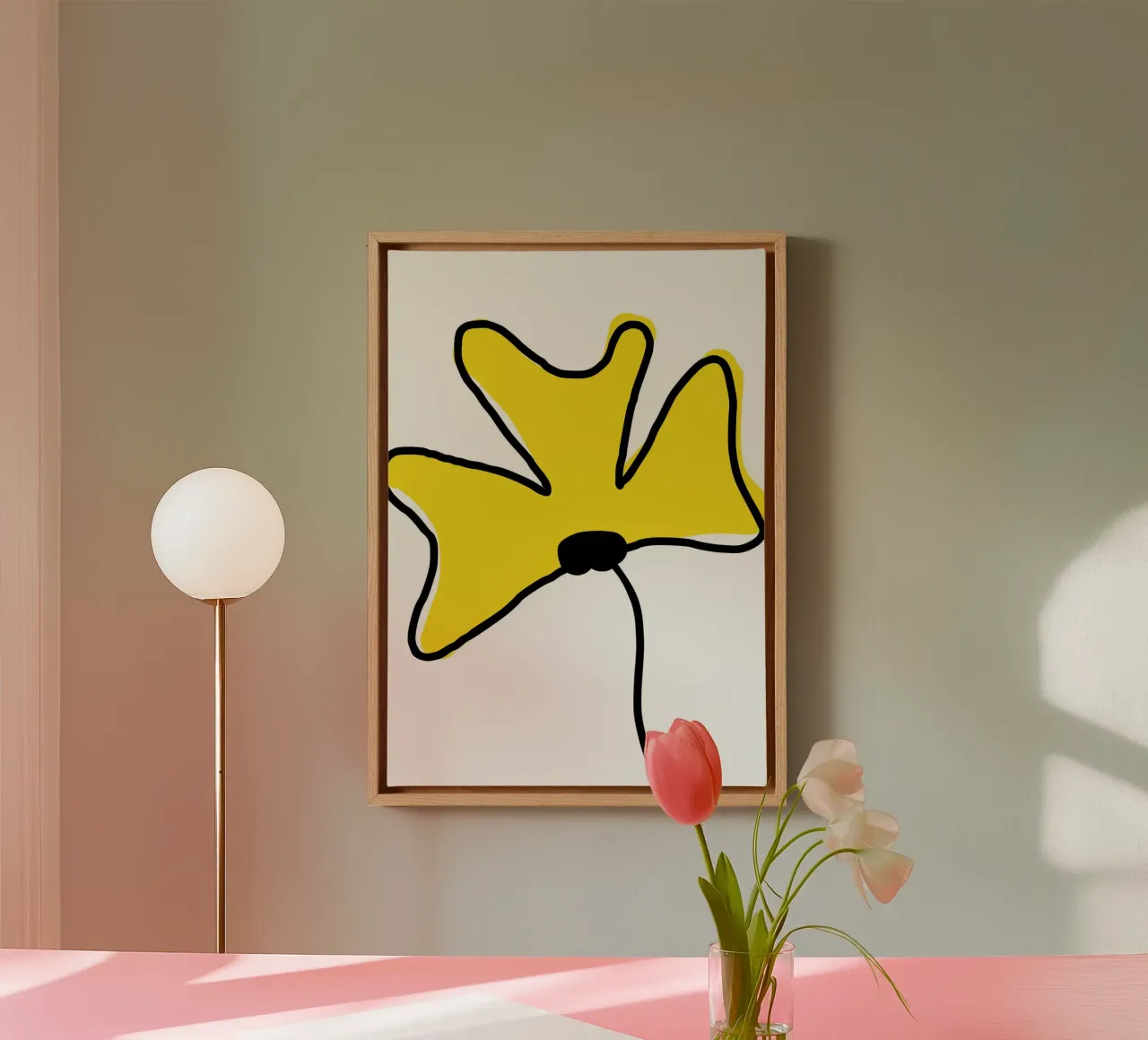 Fleur jaune tela da Idées & Création