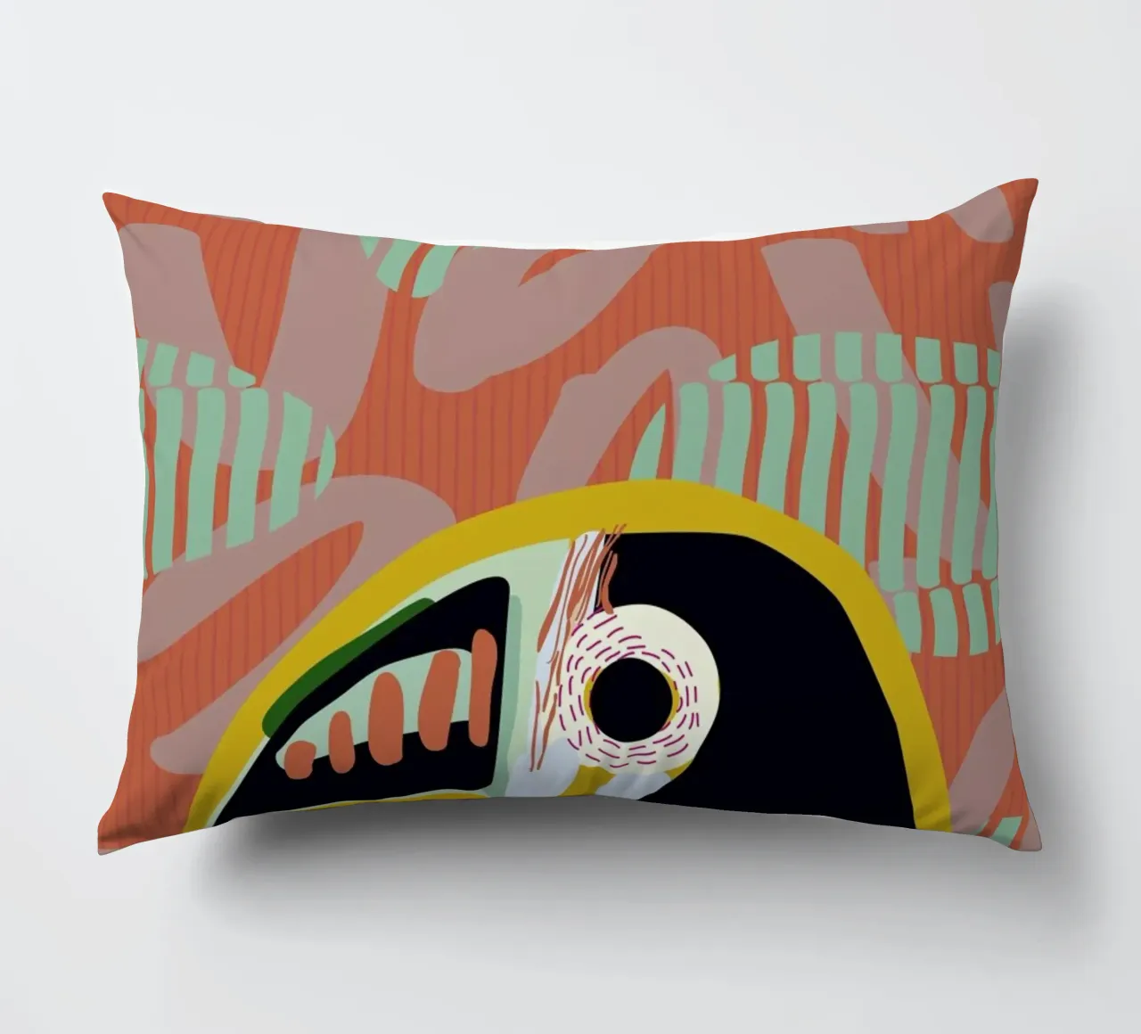 Tropical Toucan cuscino da Mariery Young