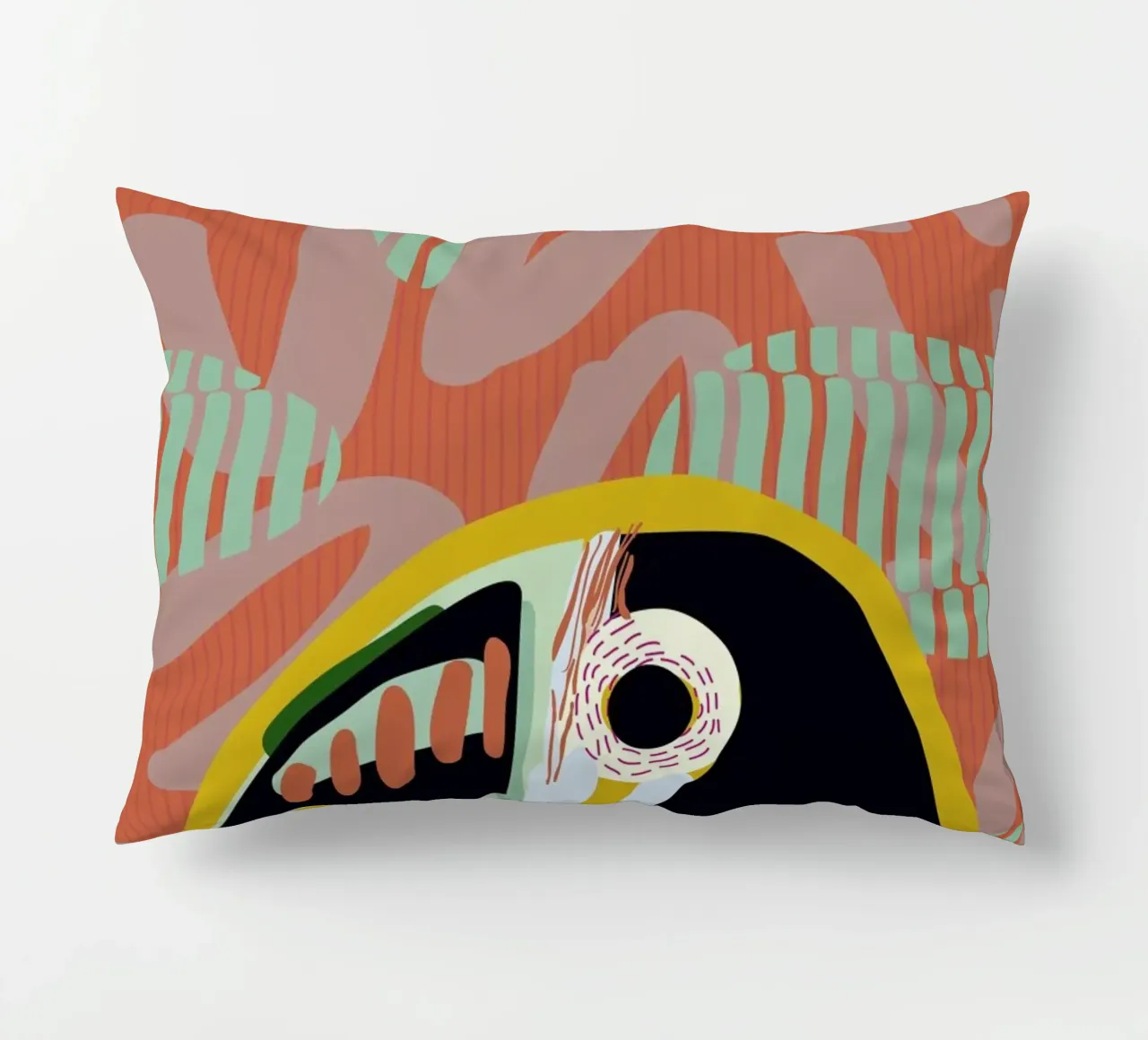 Tropical Toucan cuscino da Mariery Young