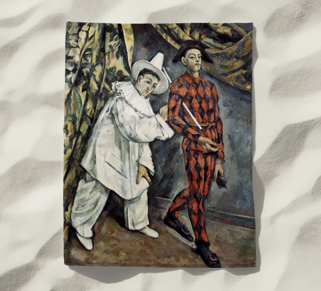 Paul Cézanne - Pierrot e Arlecchino telo mare da ARTOTHEK