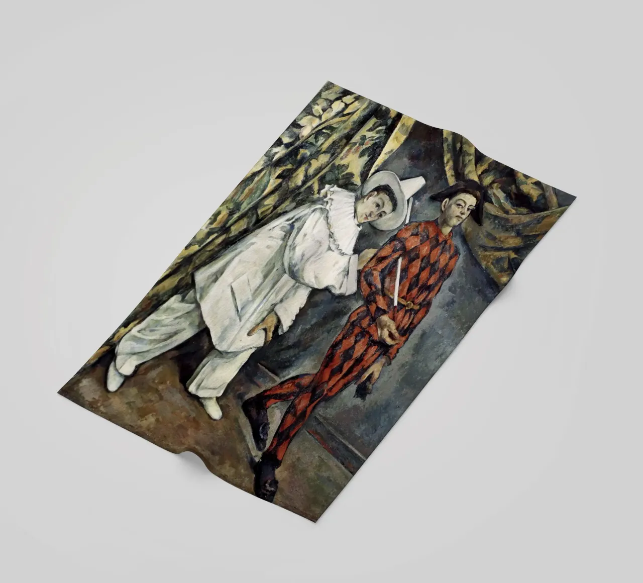 Paul Cézanne - Pierrot e Arlecchino telo mare da ARTOTHEK
