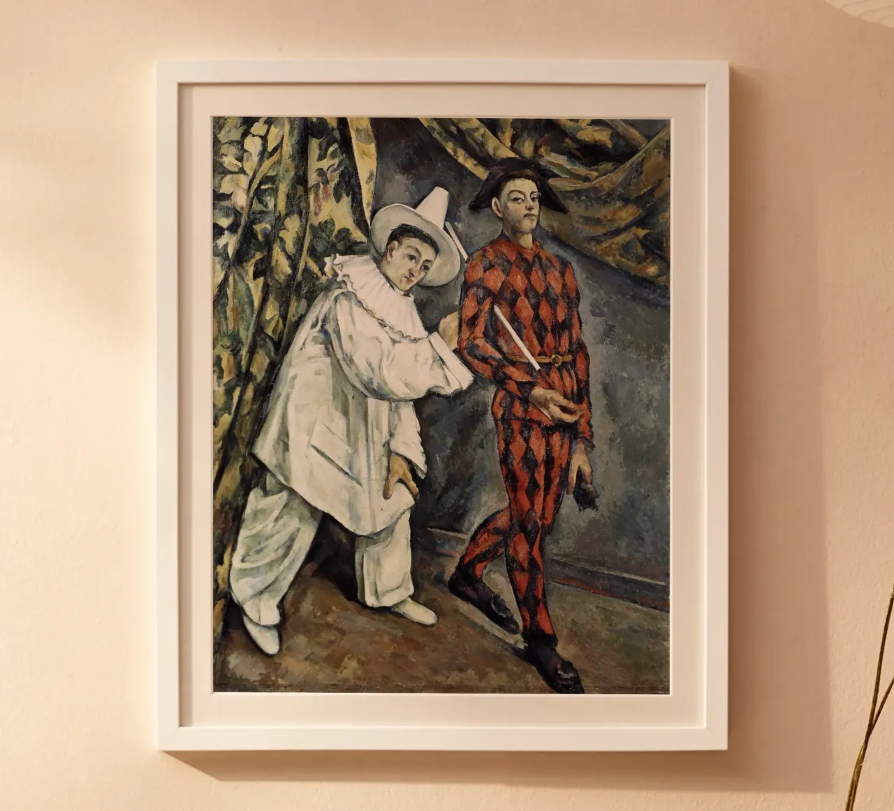 Paul Cézanne - Pierrot e Arlecchino carta hahnemühle da ARTOTHEK