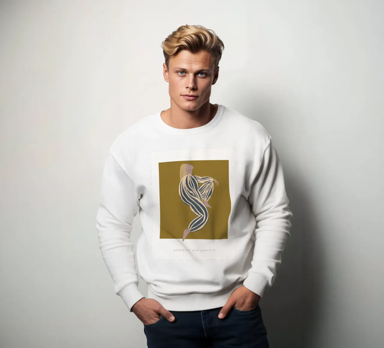 Feminine And Fearless sweatshirt by treechild