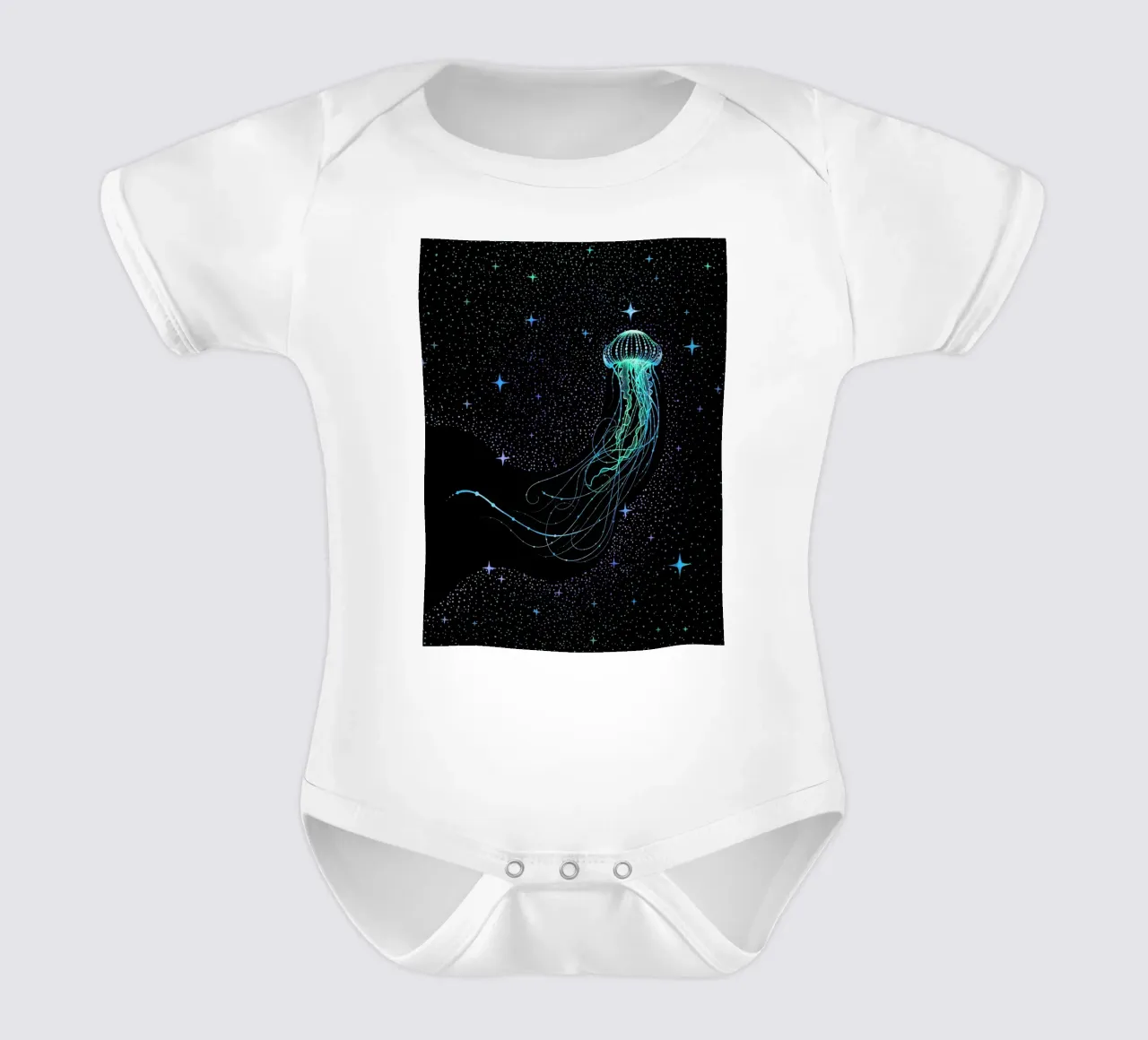 Medusa estrellada - Coloreada body de bebé de aliriza cakir