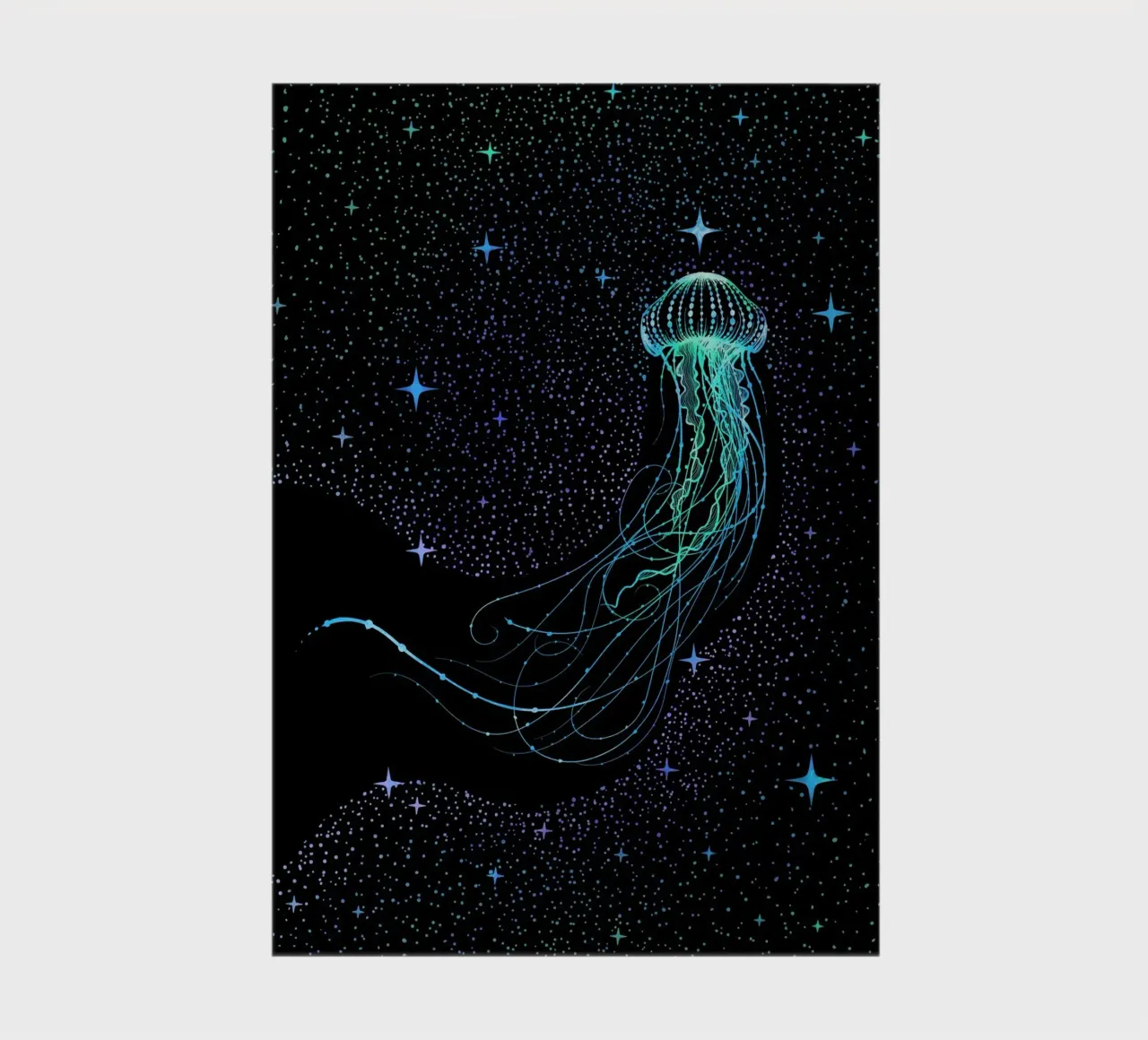 Méduse étoilée - Coloré carnet de notes de aliriza cakir