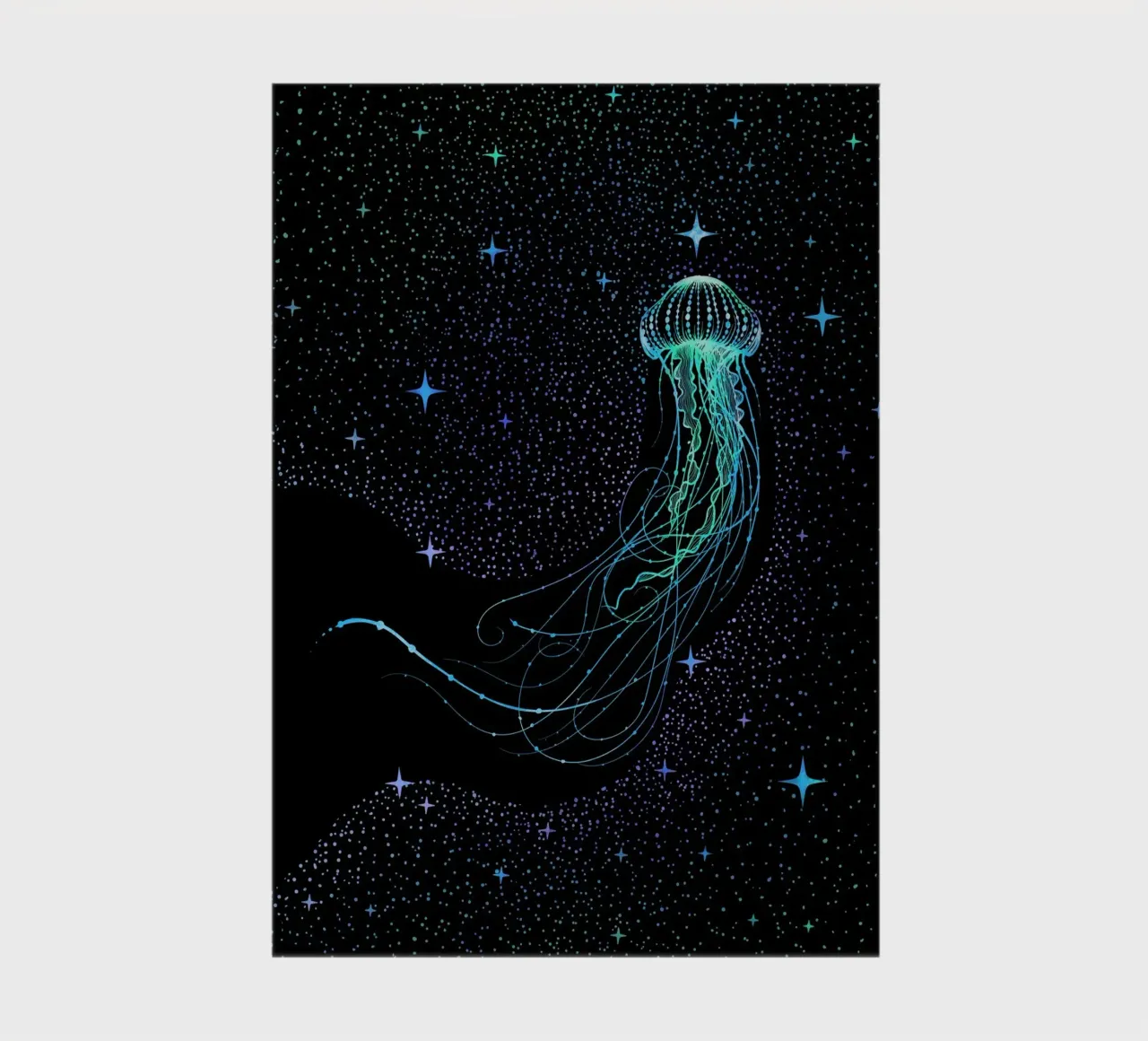 Méduse étoilée - Coloré carnet de notes de aliriza cakir