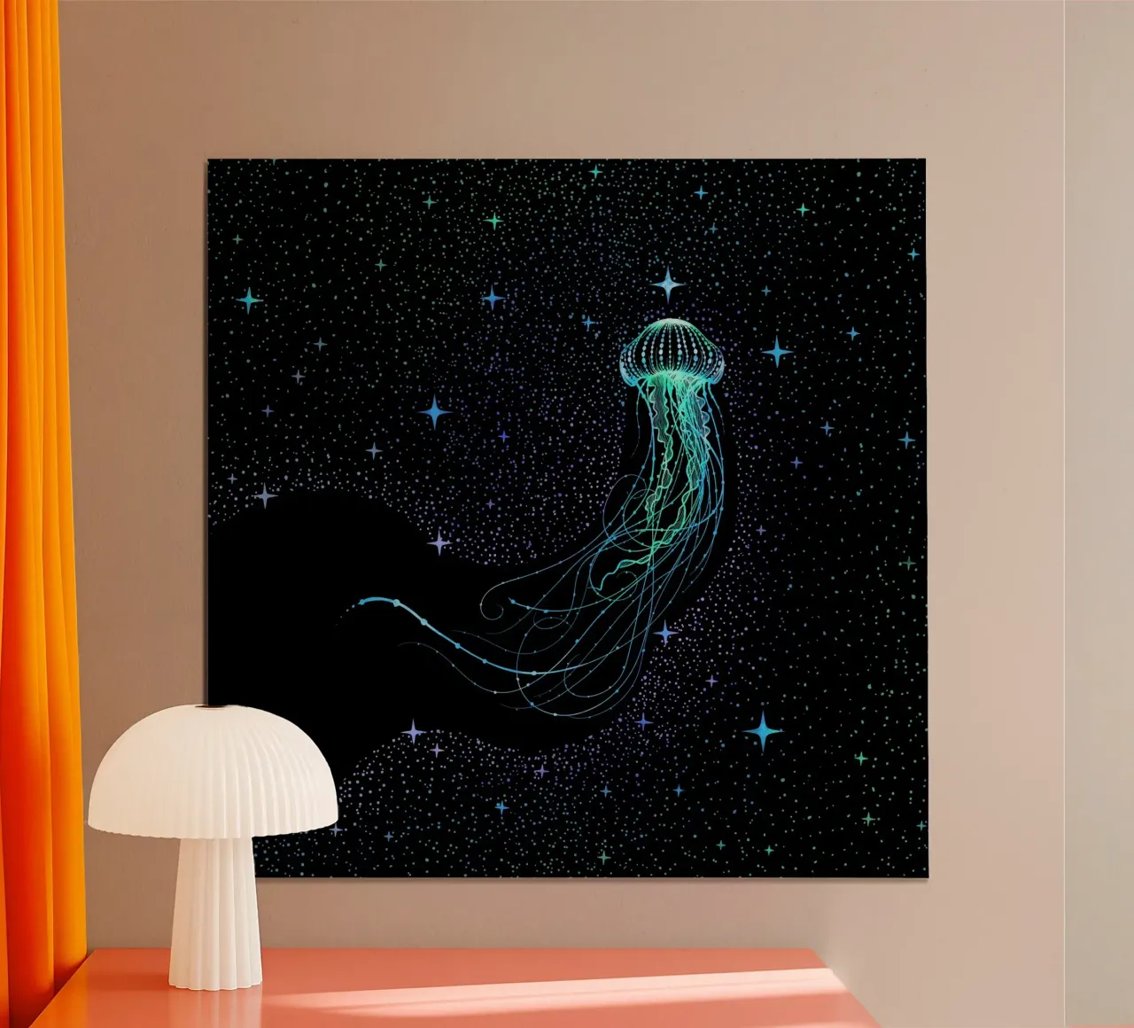 Medusa stellata - Colorata poster da aliriza cakir