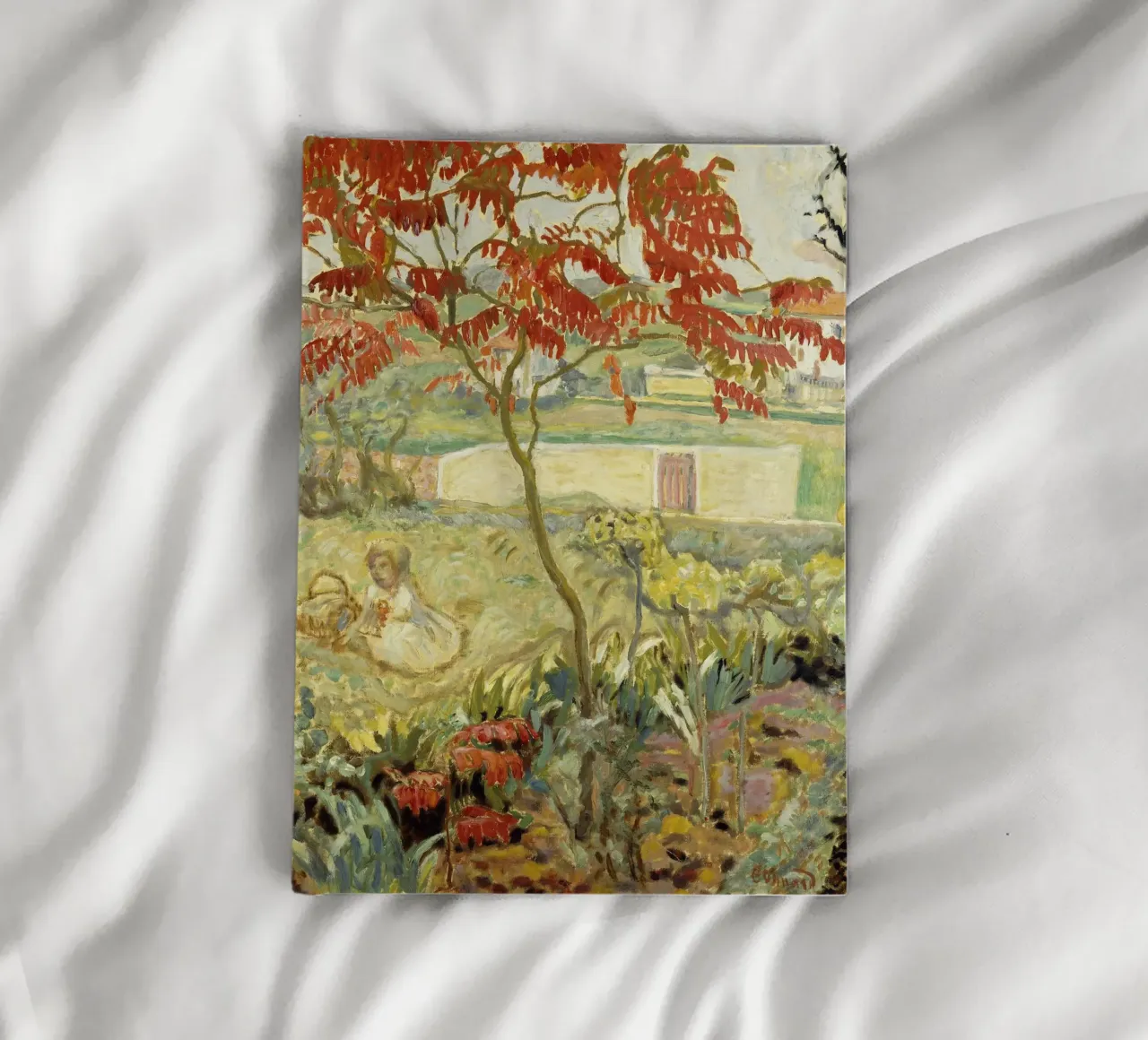 Pierre Bonnard - The Garden and the Red Tree notebook by ARTOTHEK