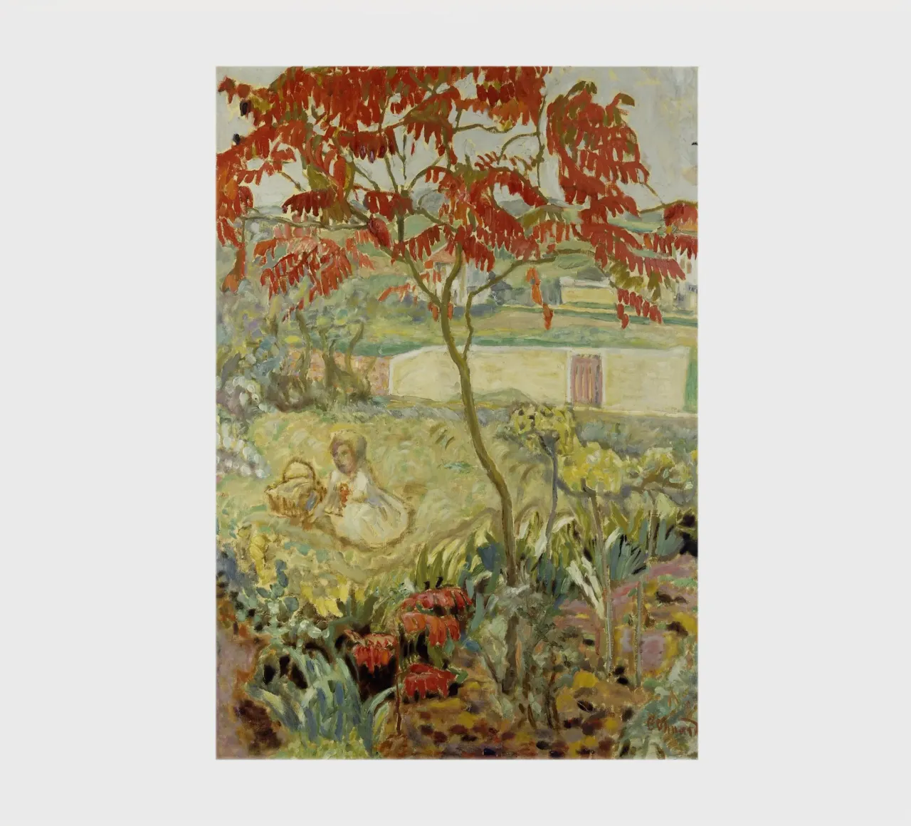 Pierre Bonnard - The Garden and the Red Tree notebook by ARTOTHEK