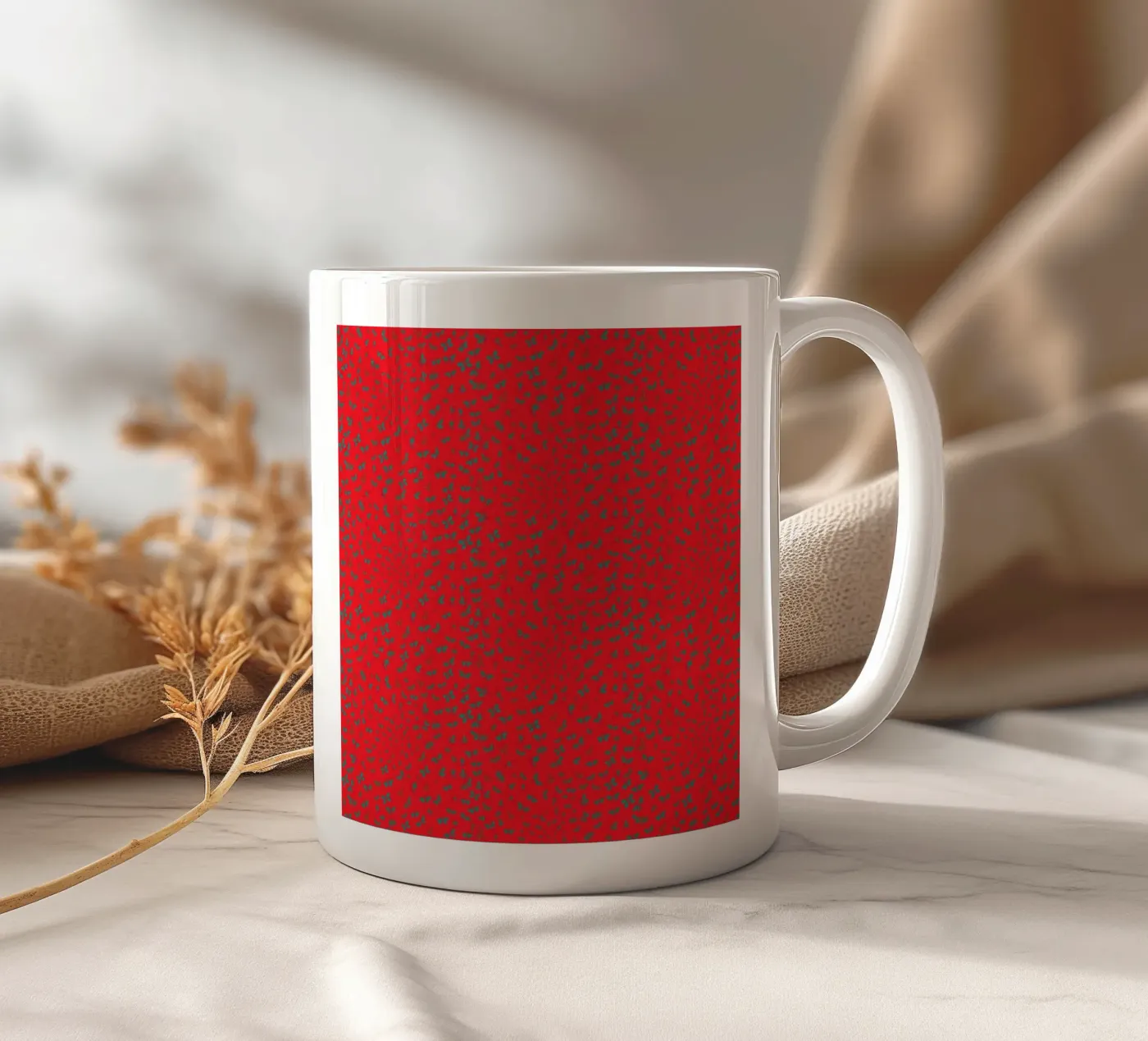 Moths ceramic mug by Julian Wolkenstein