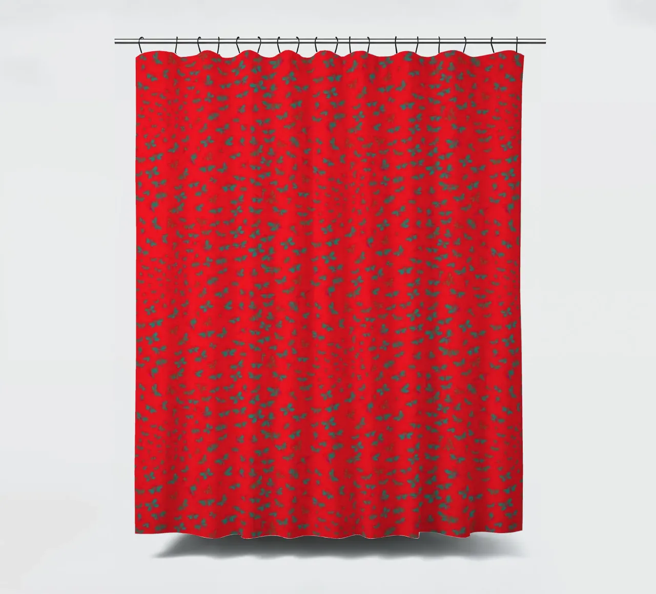 Moths shower curtain by Julian Wolkenstein