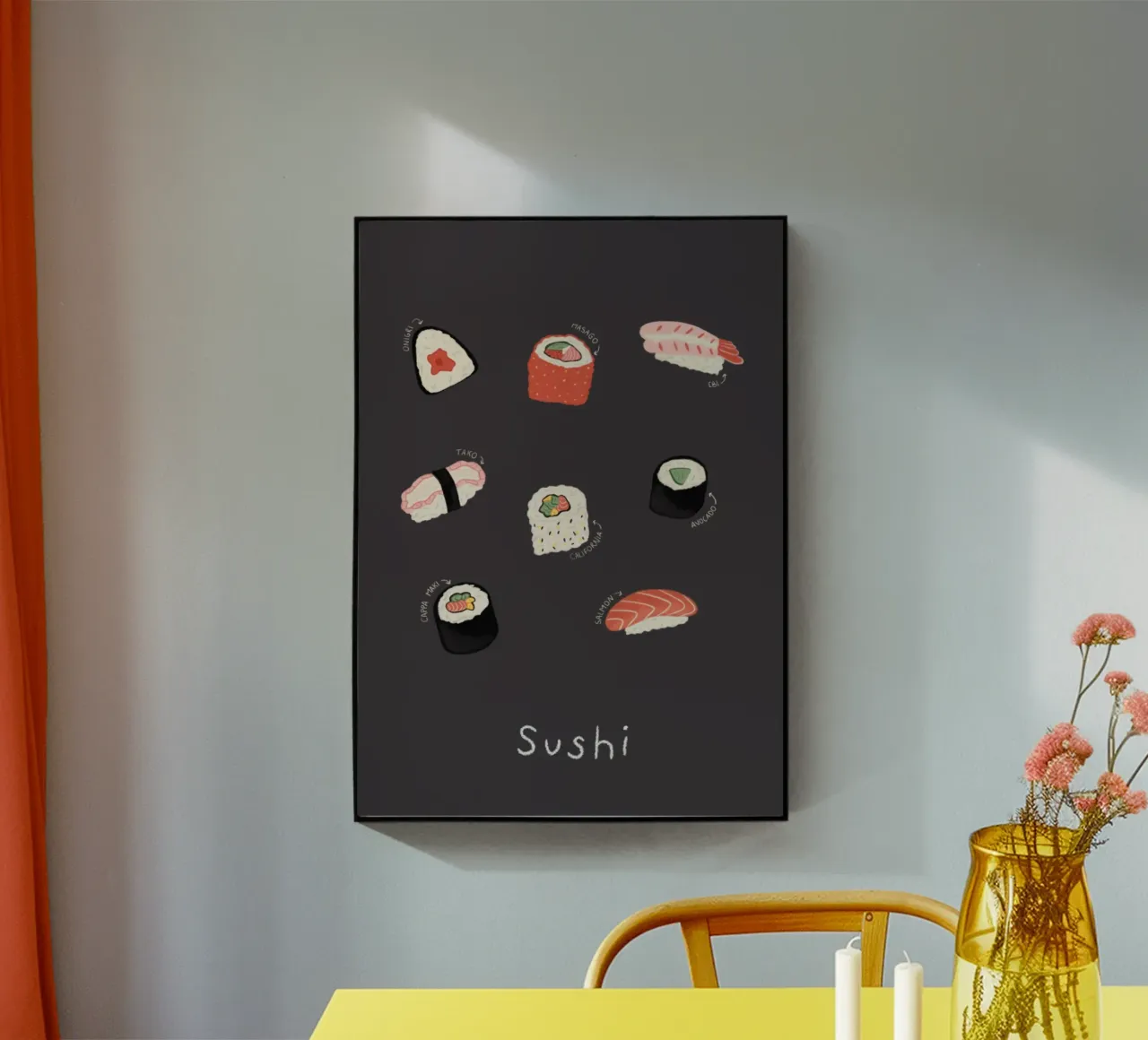 Sushi plexiglass da Papergreyy