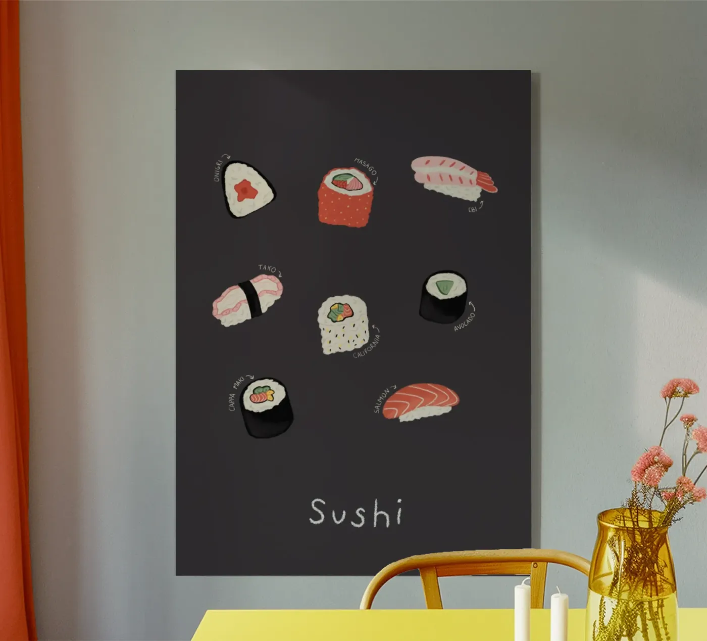 Sushi plexiglass da Papergreyy