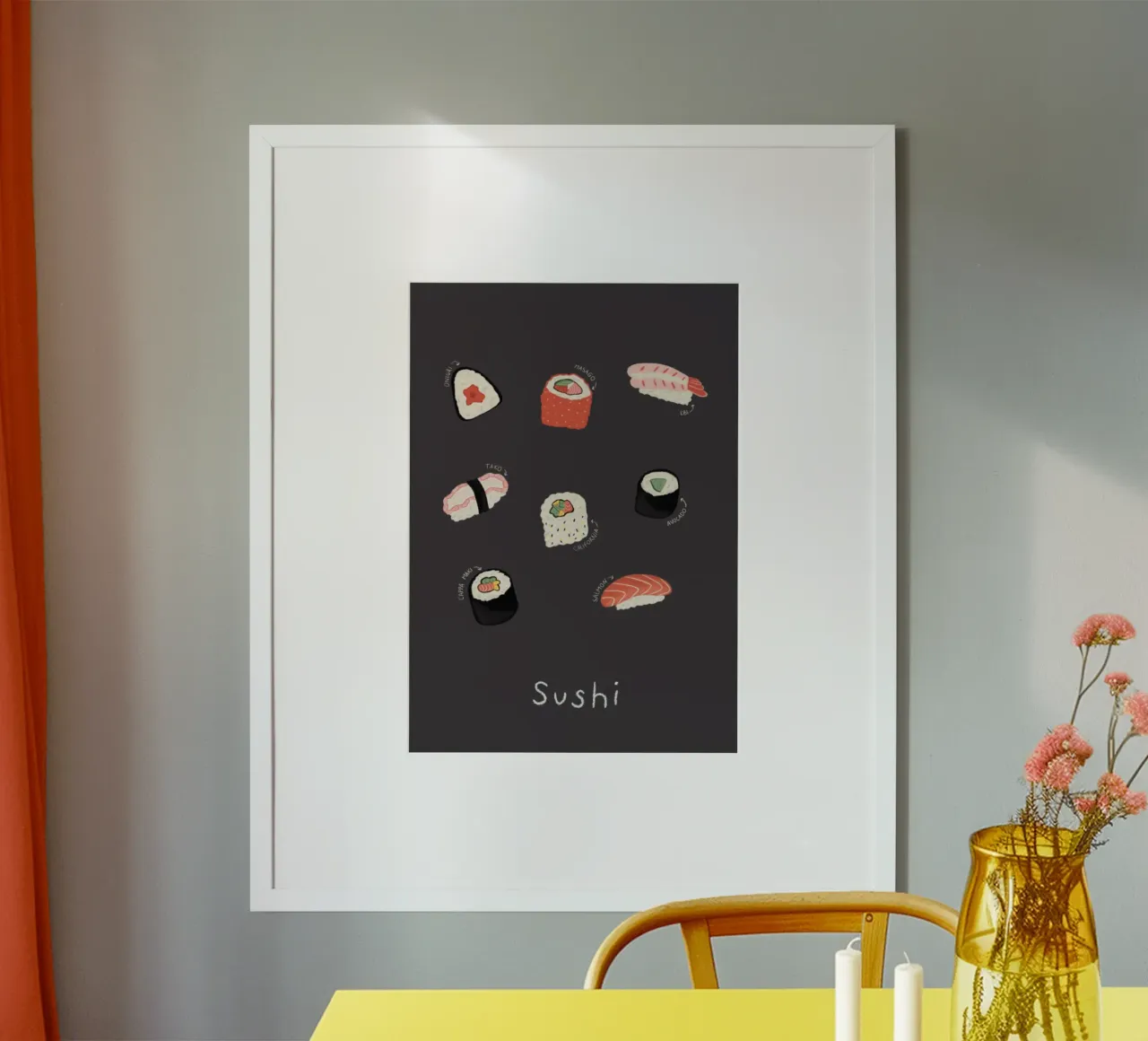 Sushi poster da Papergreyy