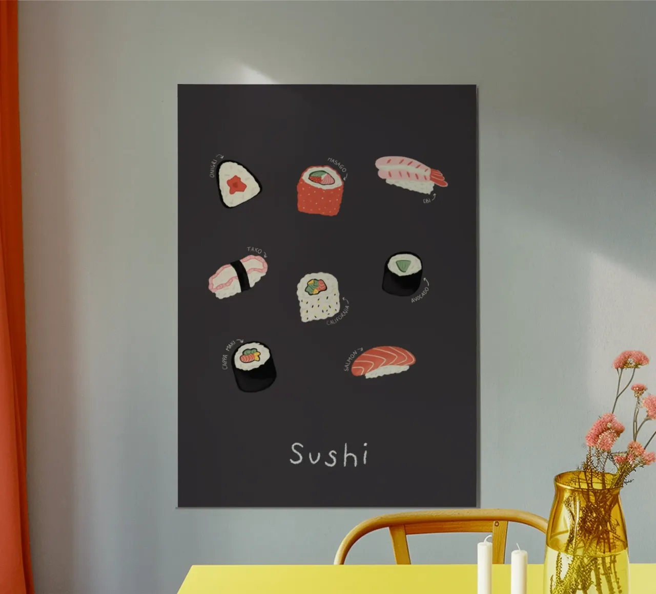 Sushi poster da Papergreyy