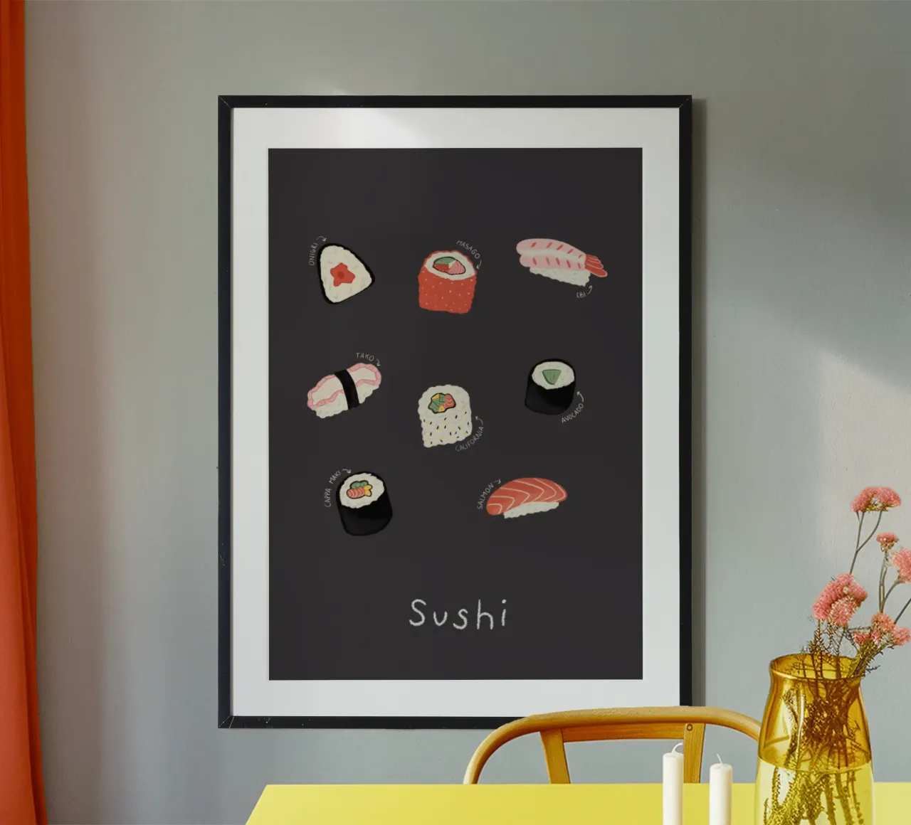 Sushi poster da Papergreyy