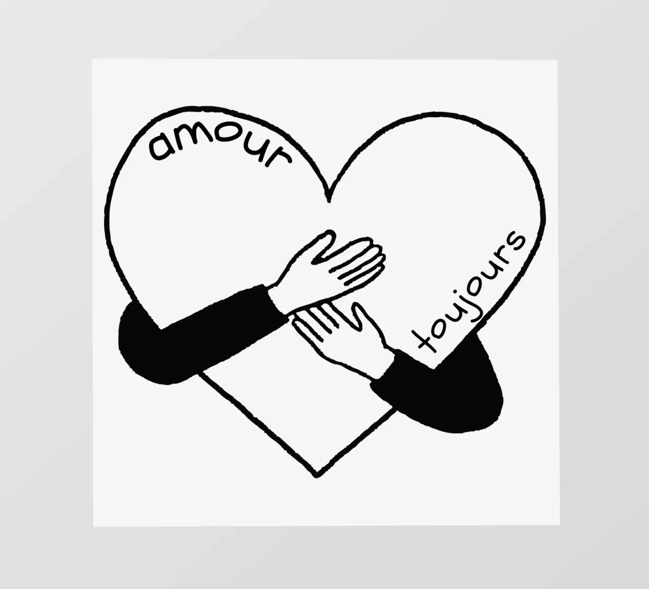 Amour toujours pellicola backlit da Idées & Création