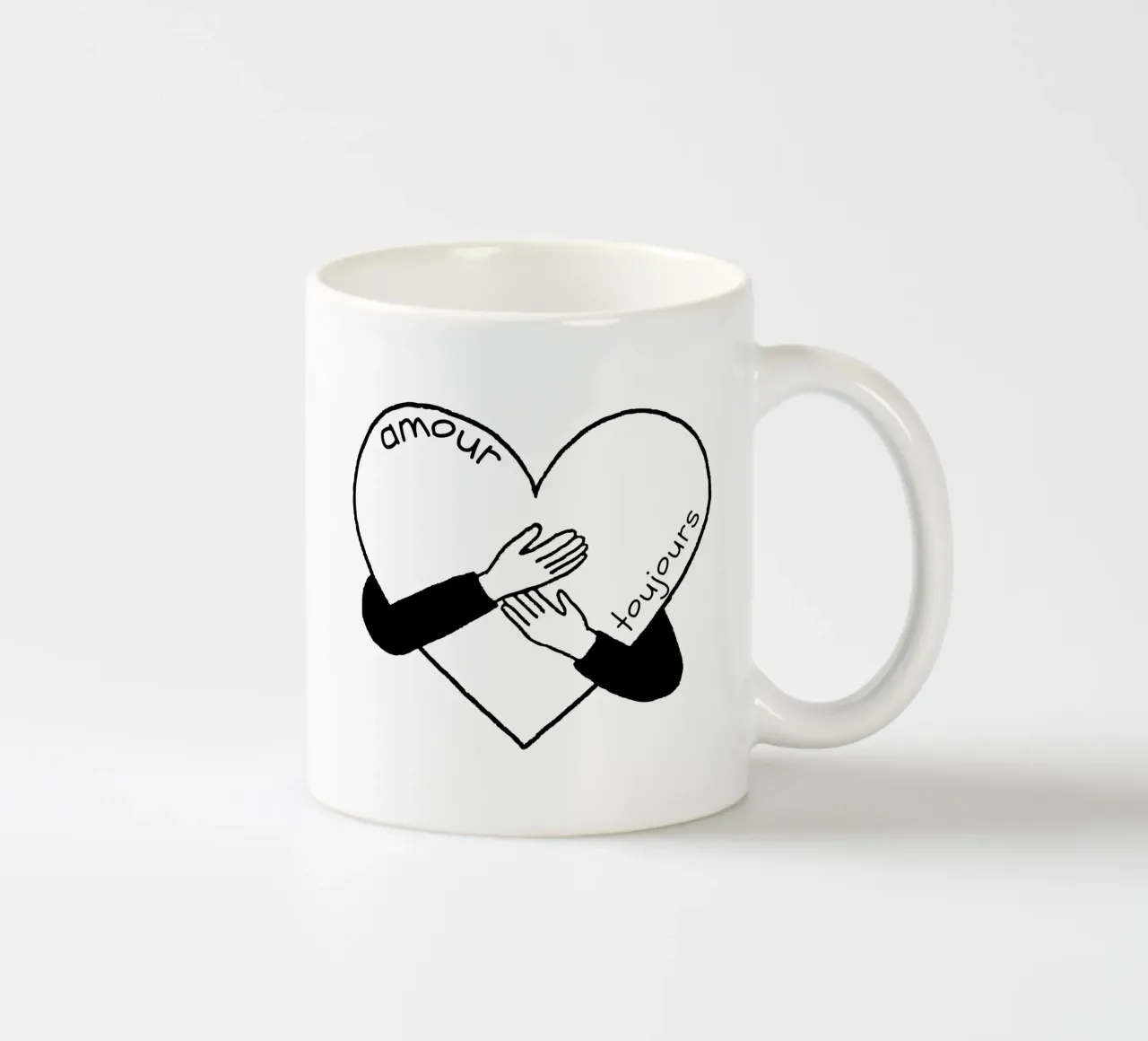 Amour toujours tazza in ceramica da Idées & Création