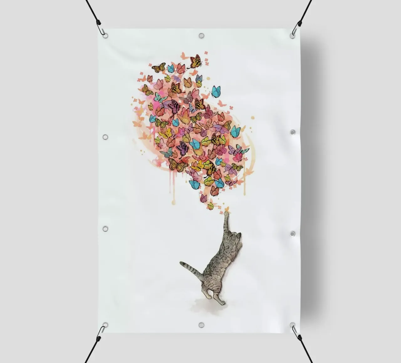 Catching Butterflies telo in pvc da Laura Graves