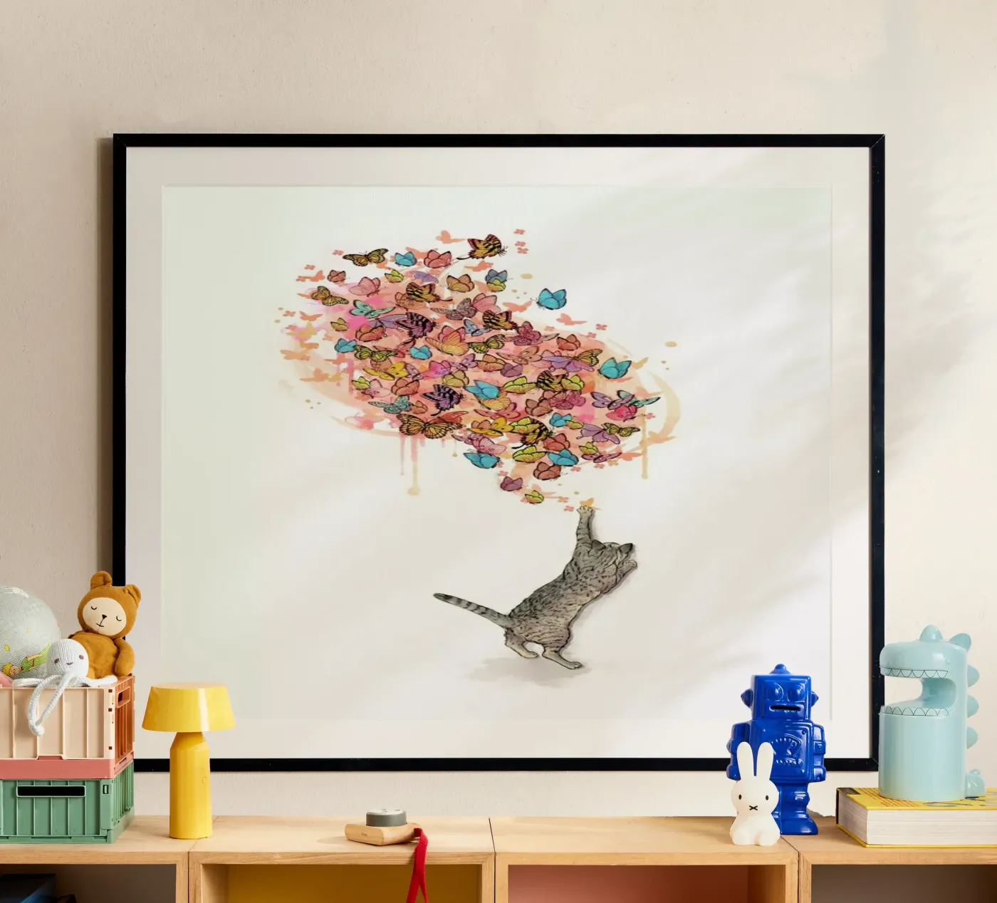 Catching Butterflies poster by Laura Graves