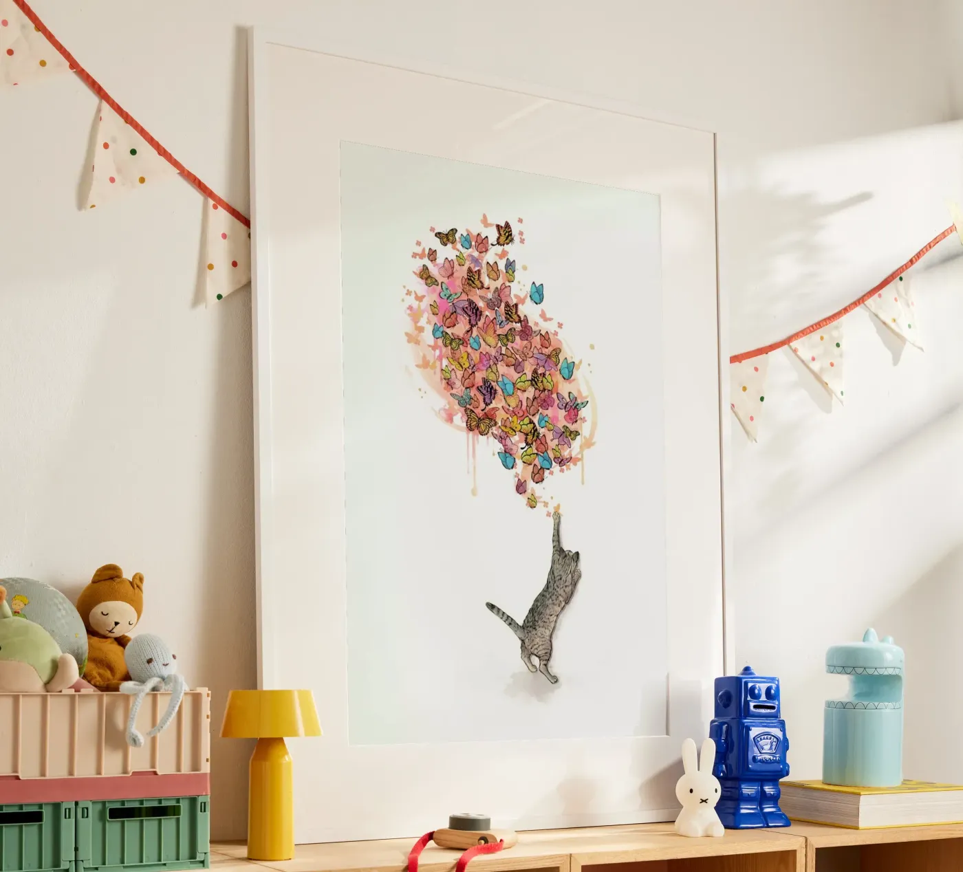 Catching Butterflies poster by Laura Graves