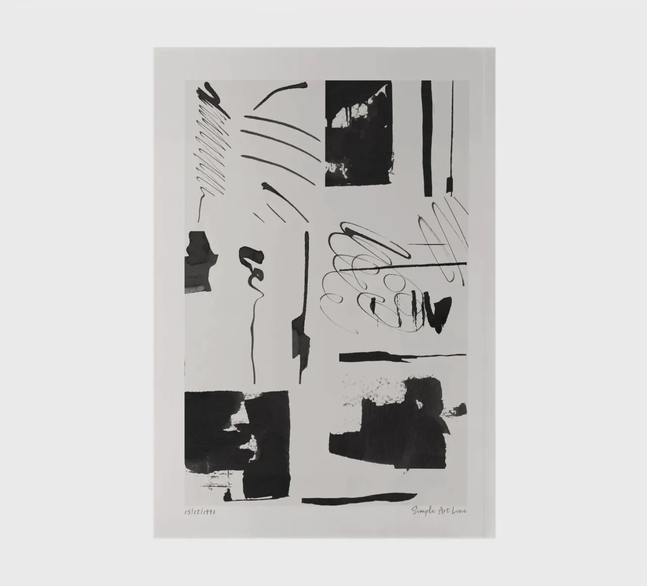 Simple Art Line No 71 notebook by treechild