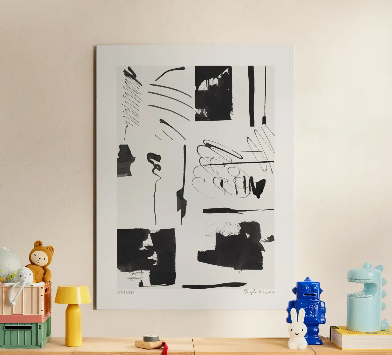 Simple Art Line No 71 alluminio dibond da treechild