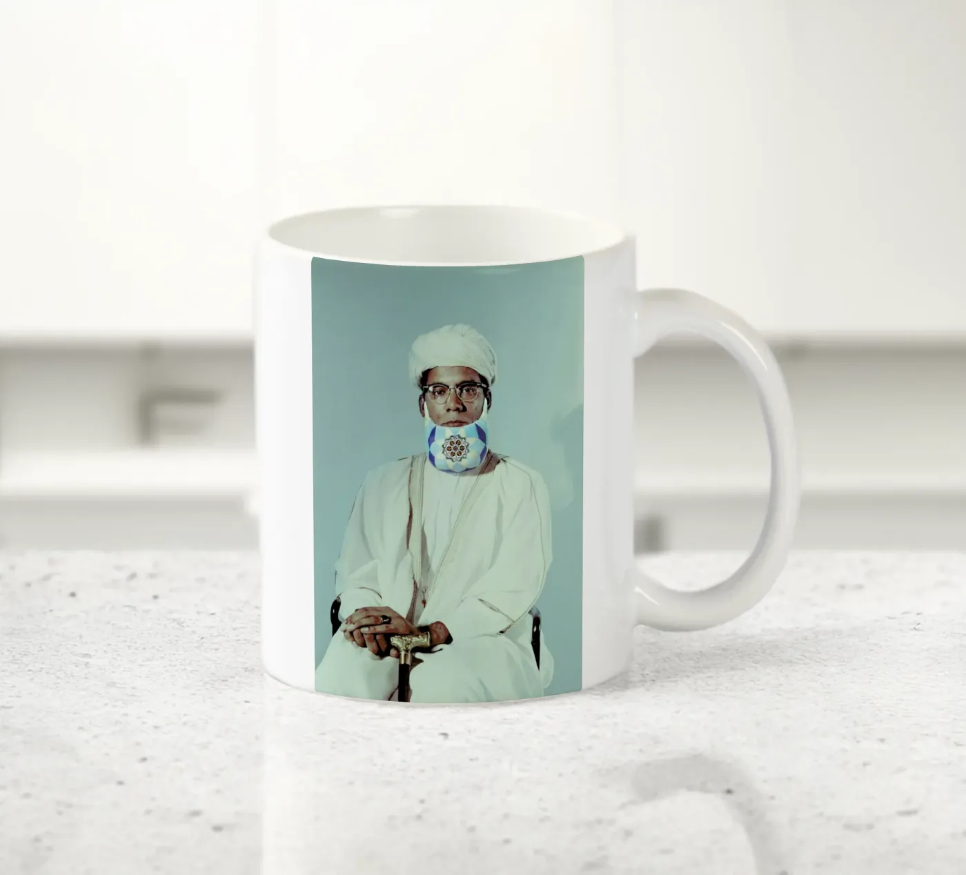 Postiche 3 ceramic mug by Julian Wolkenstein