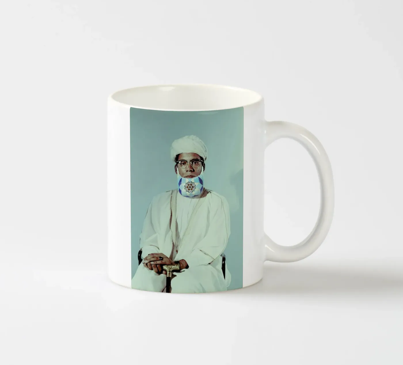 Postiche 3 ceramic mug by Julian Wolkenstein