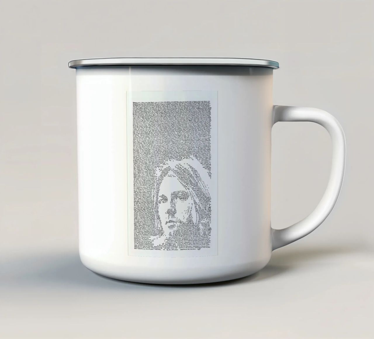 Nirvana tazza in smalto da Mike Matola