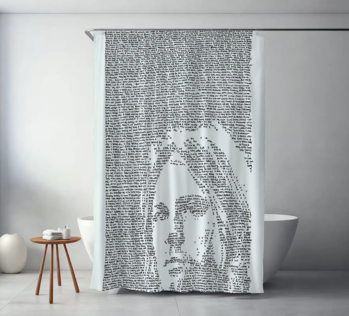 Nirvana Duschvorhang von Mike Matola