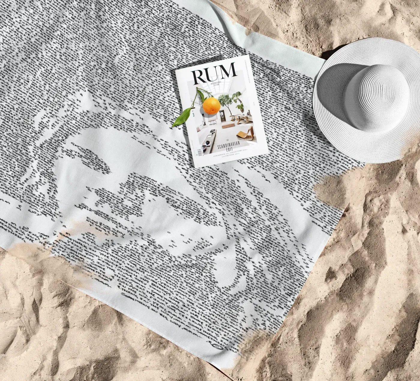 Nirvana strandhanddoek van Mike Matola