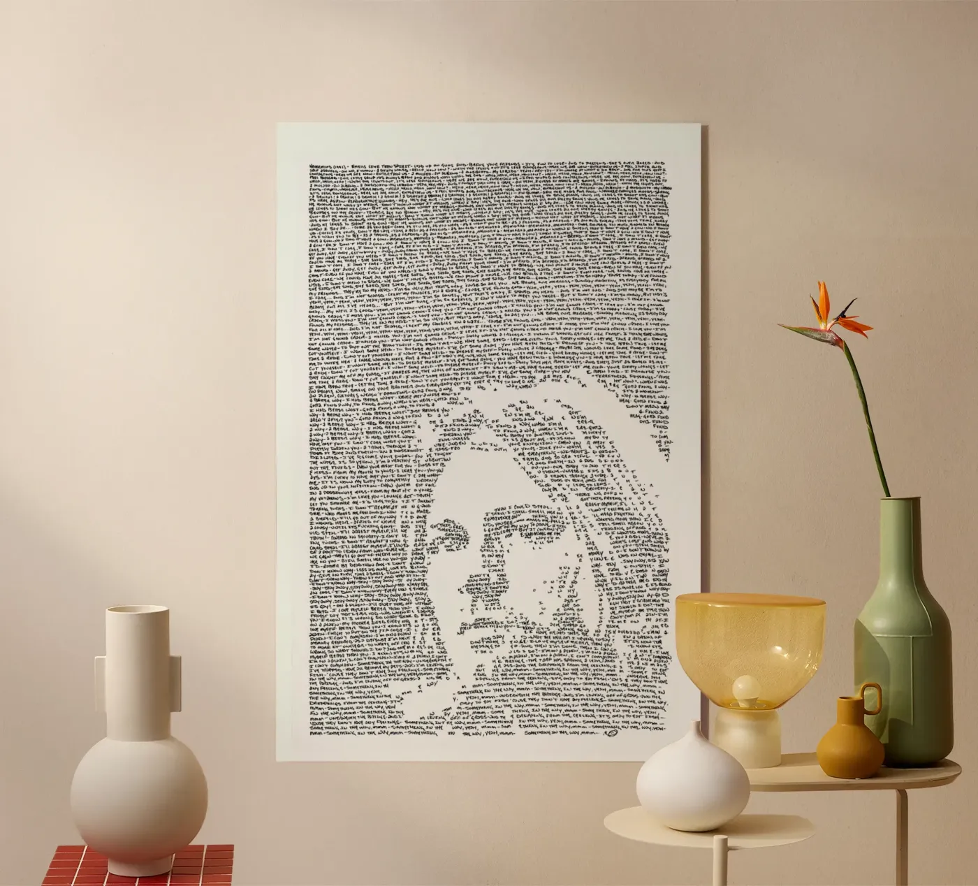 Nirvana acryl van Mike Matola