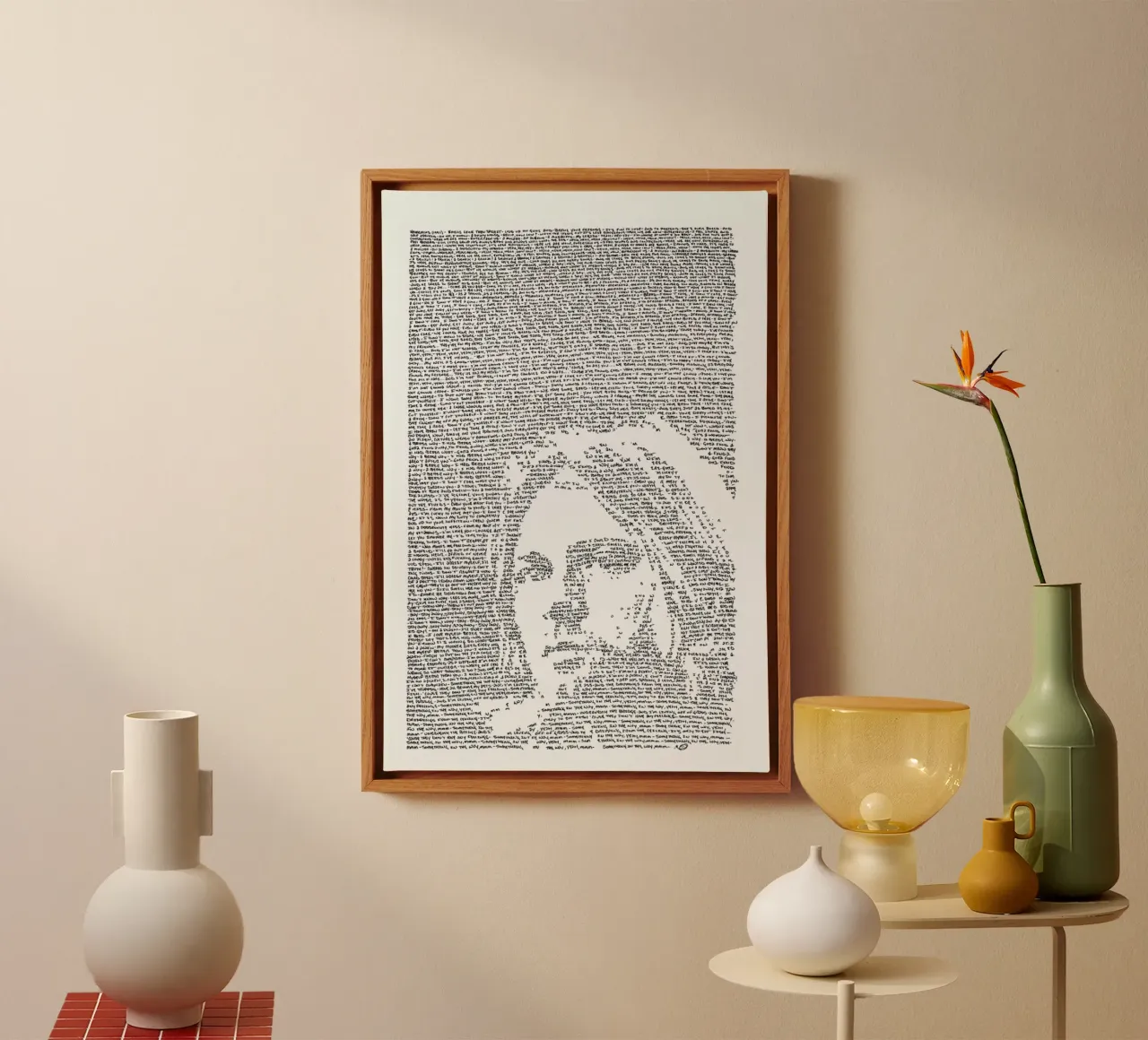 Nirvana tela con Cornice a cassetta da Mike Matola