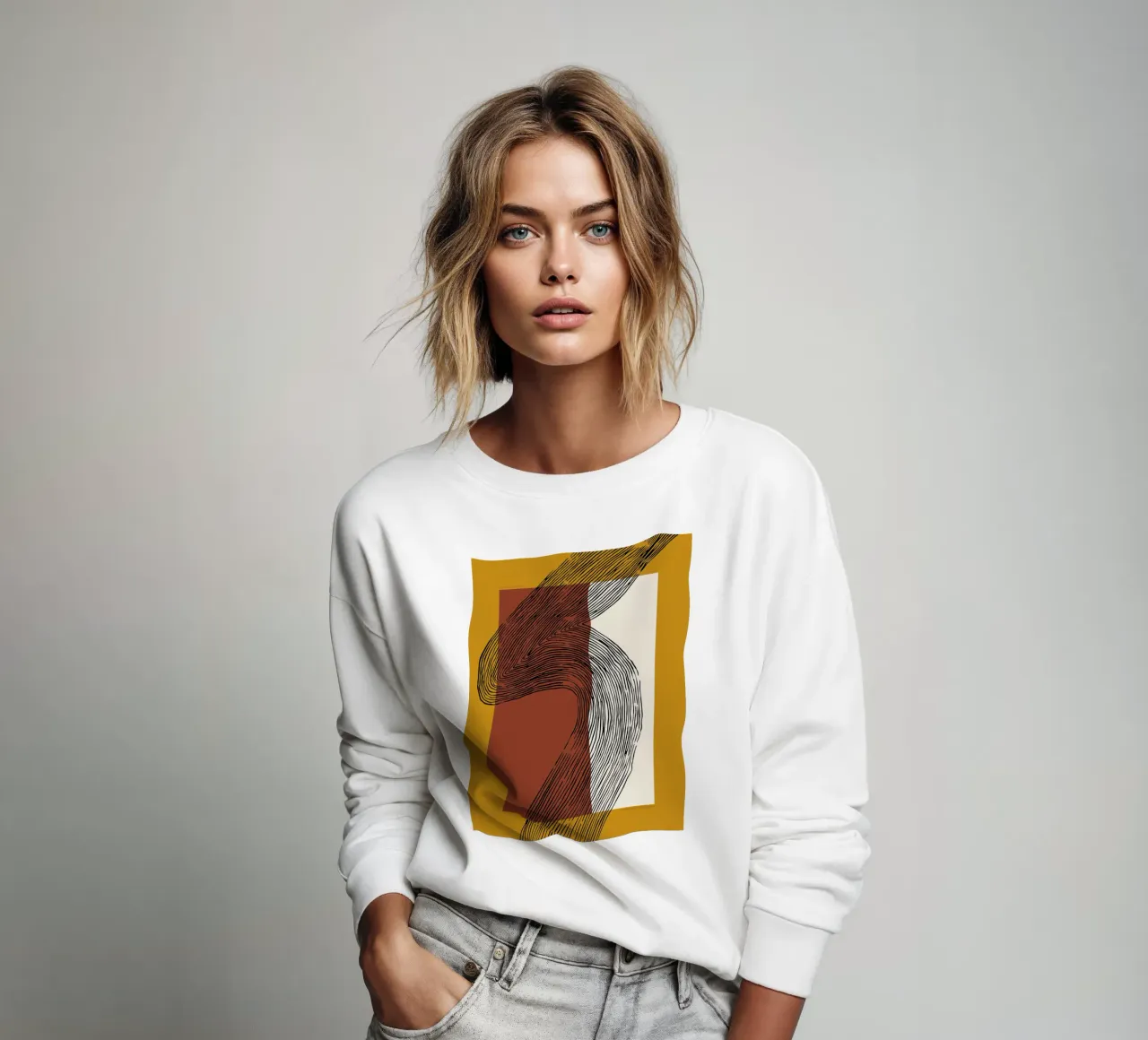 Color Flow No 6 felpa da treechild