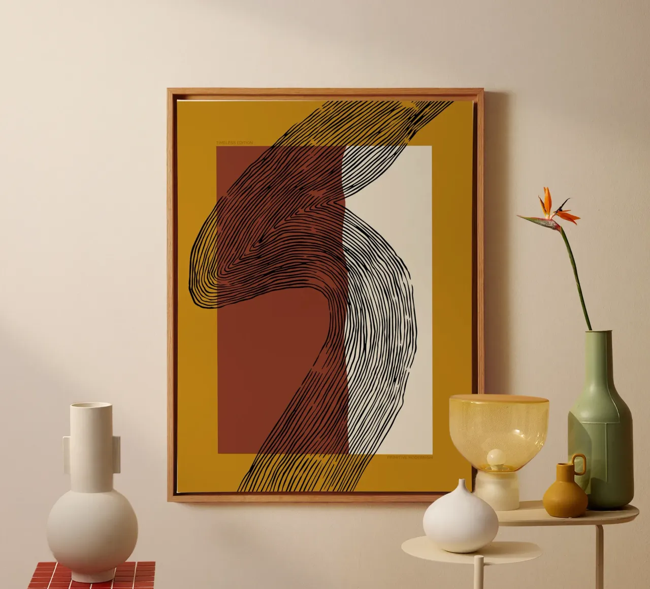 Color Flow No 6 canvas by treechild