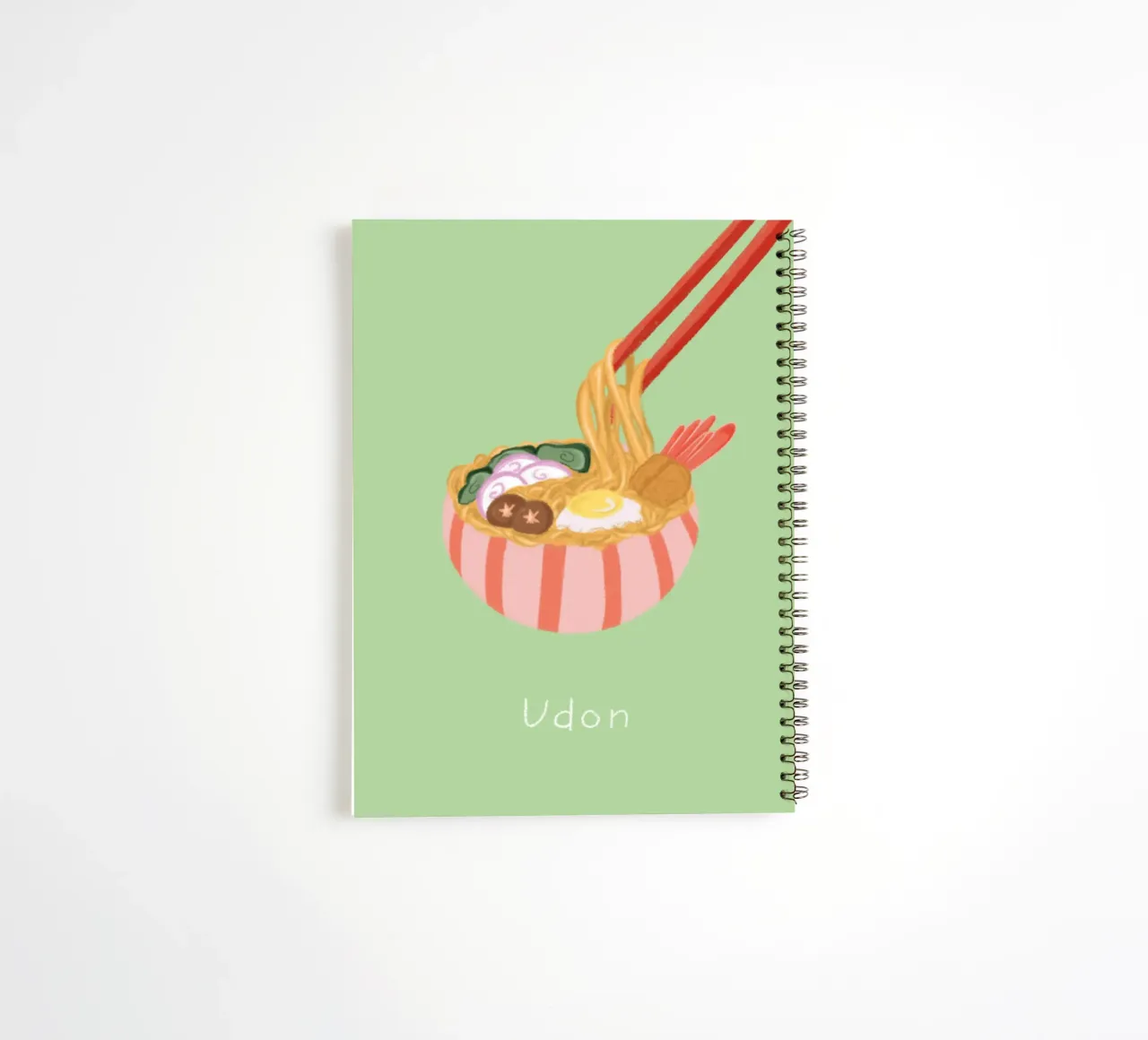 Udon spiral notebook by Papergreyy