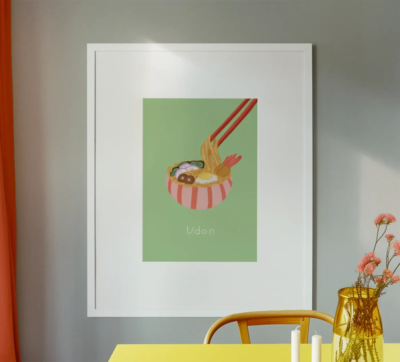 Udon poster da Papergreyy