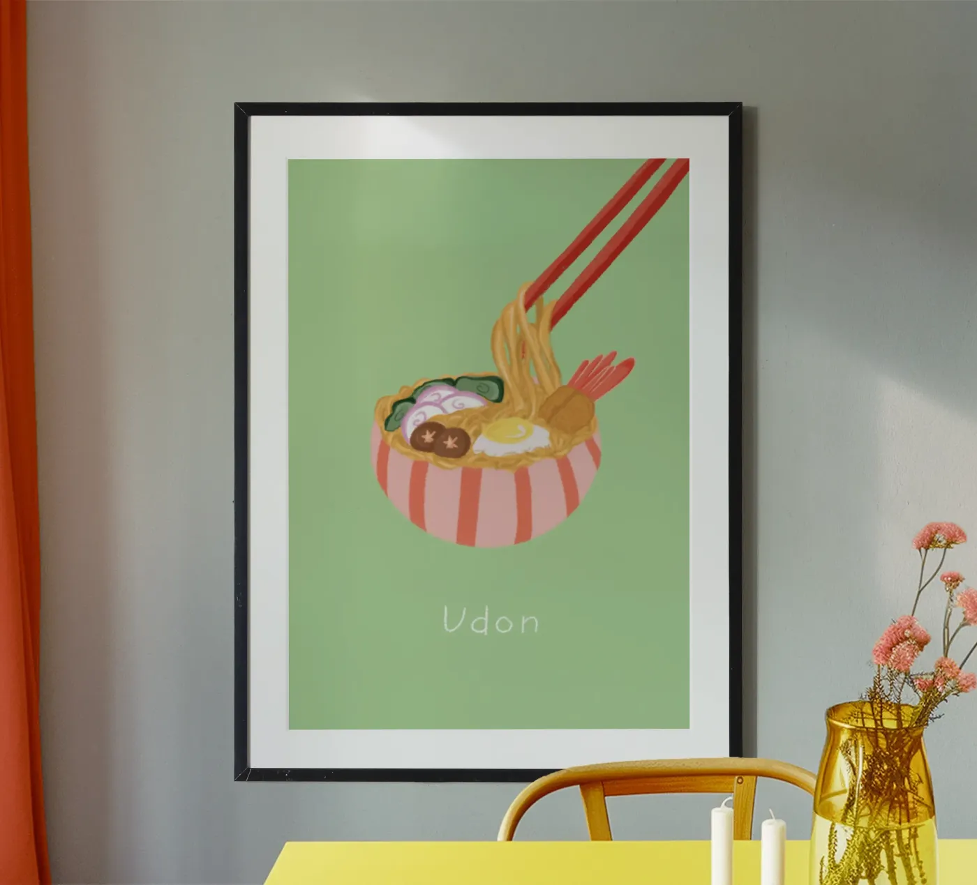 Udon poster da Papergreyy