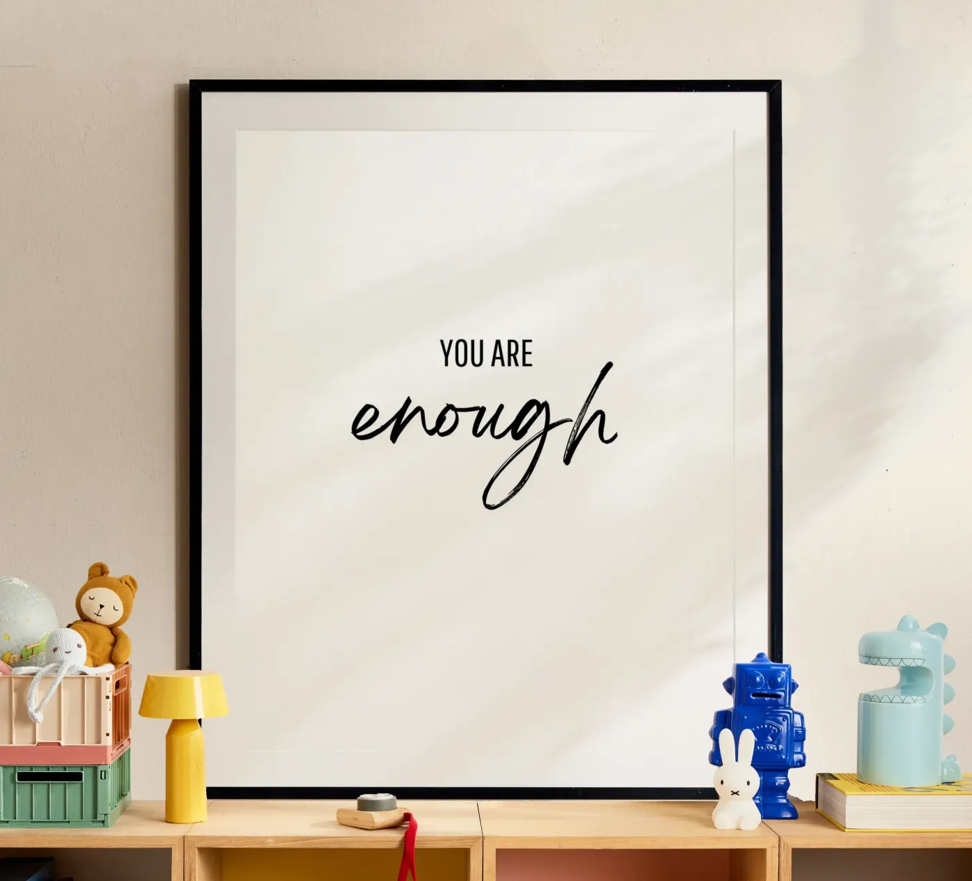 You are enough poster da designsbysophia