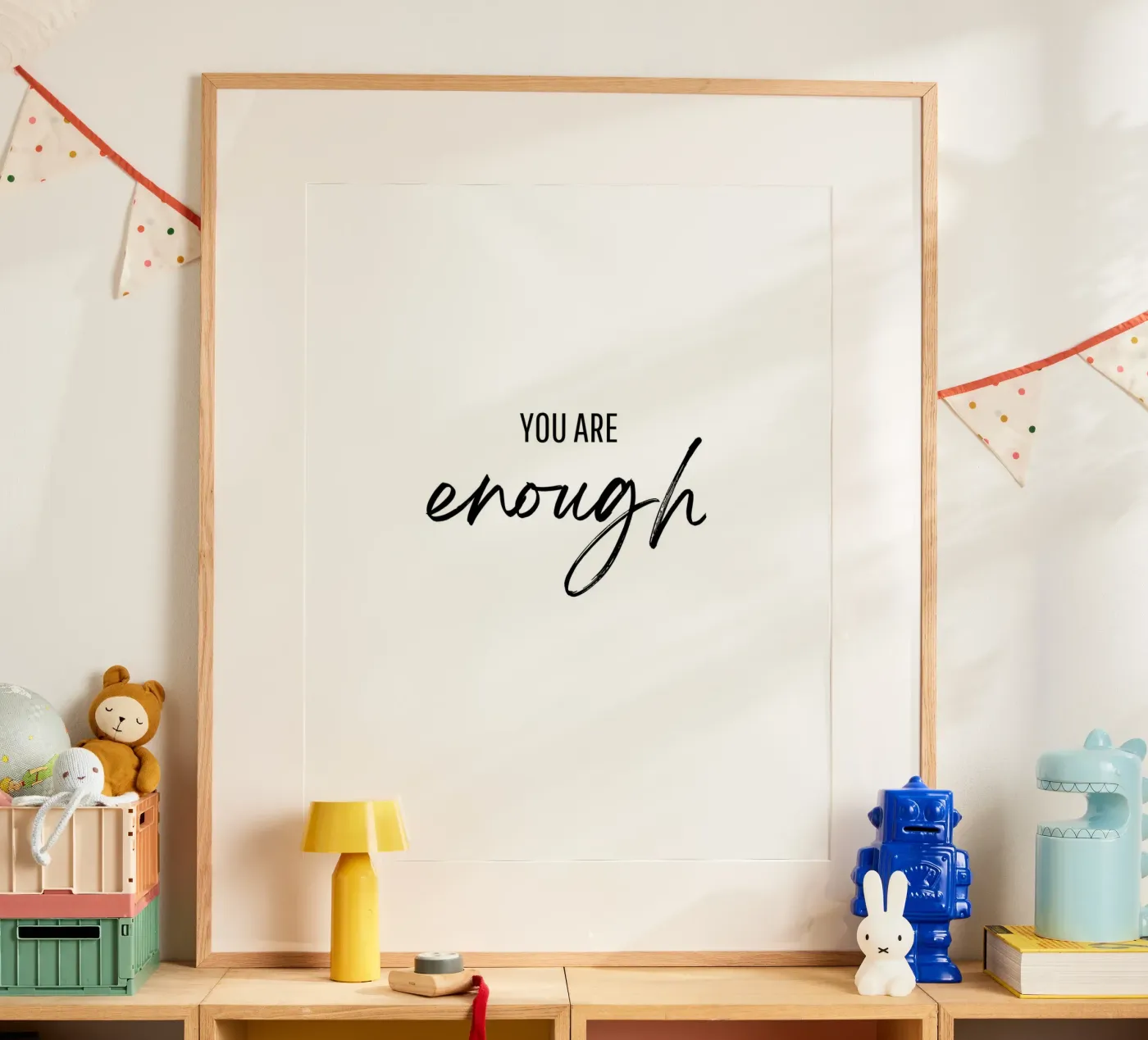 You are enough poster da designsbysophia