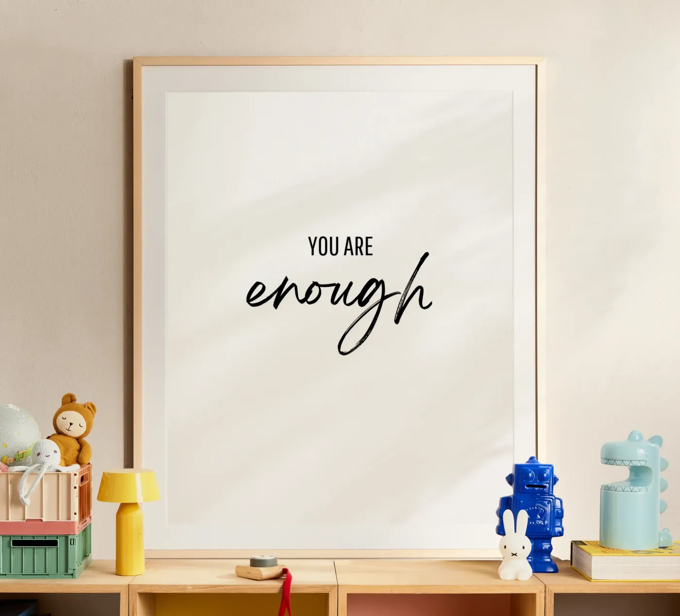 You are enough poster da designsbysophia