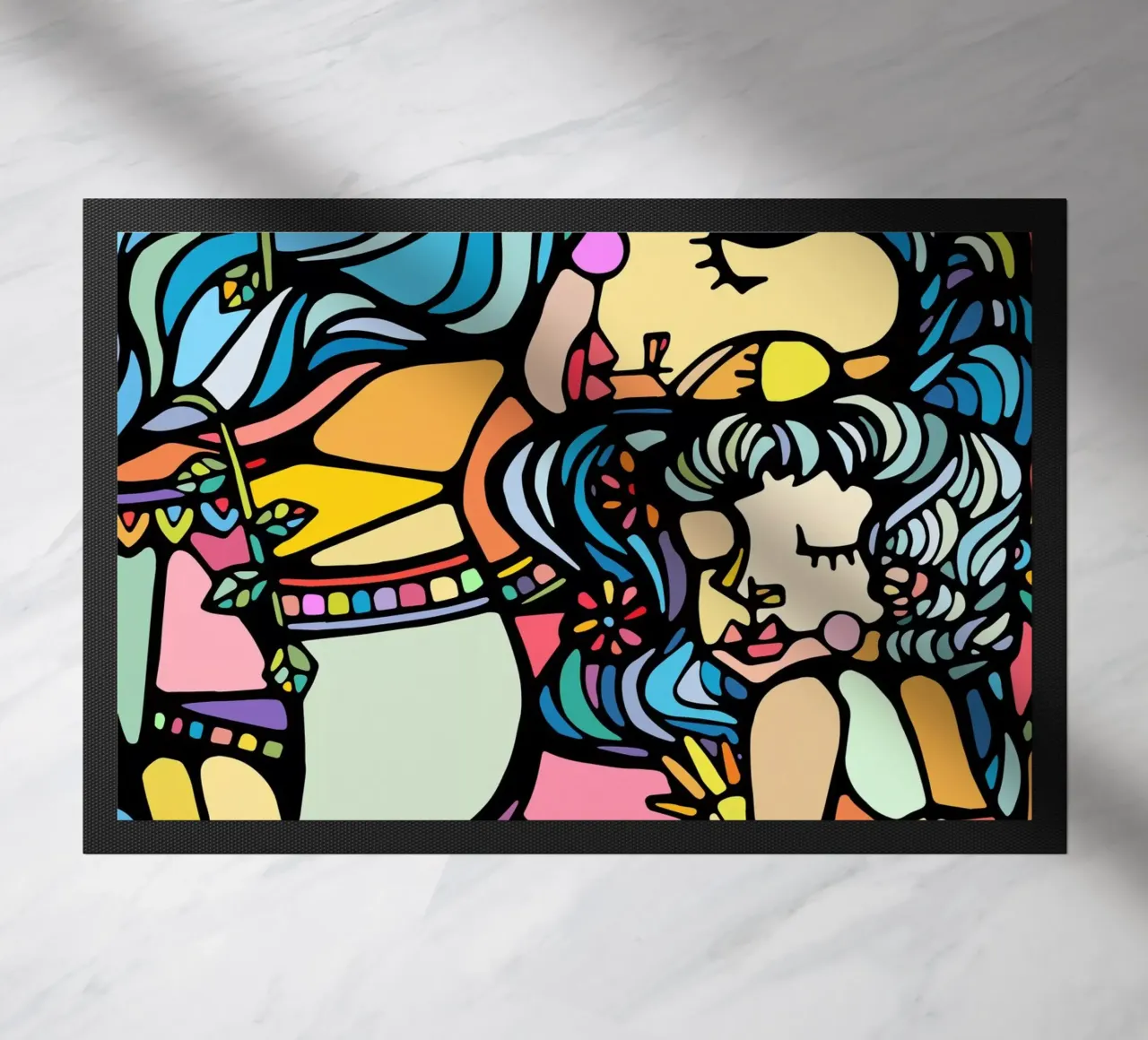 Mother and Child doormat by Ninhol