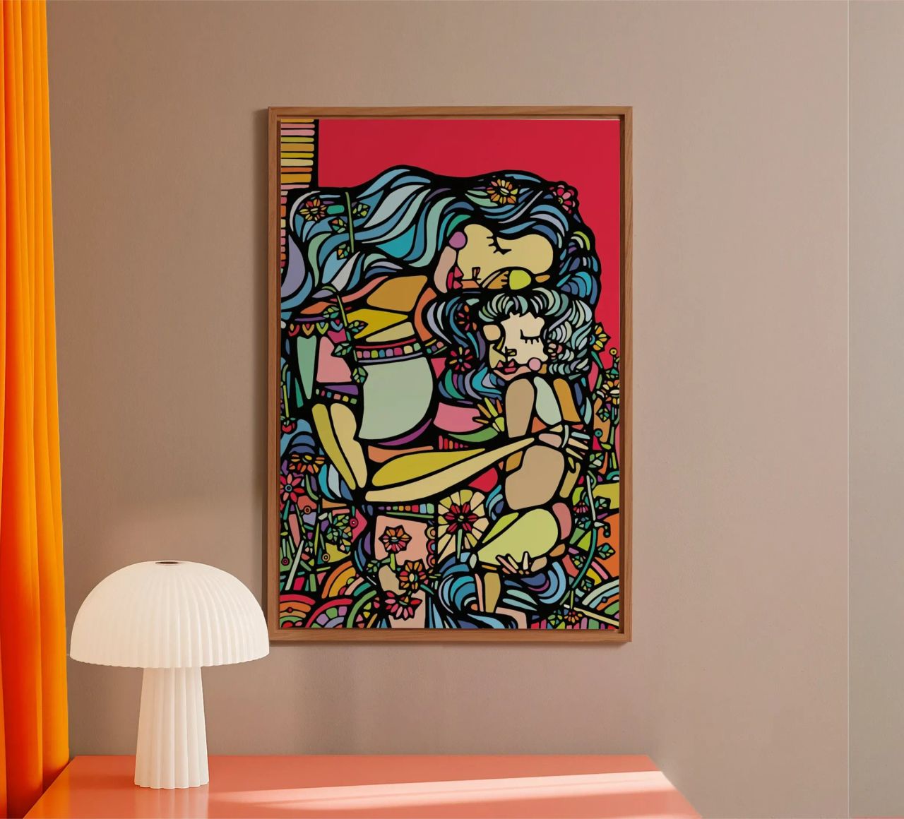 Mother and Child alluminio dibond da Ninhol
